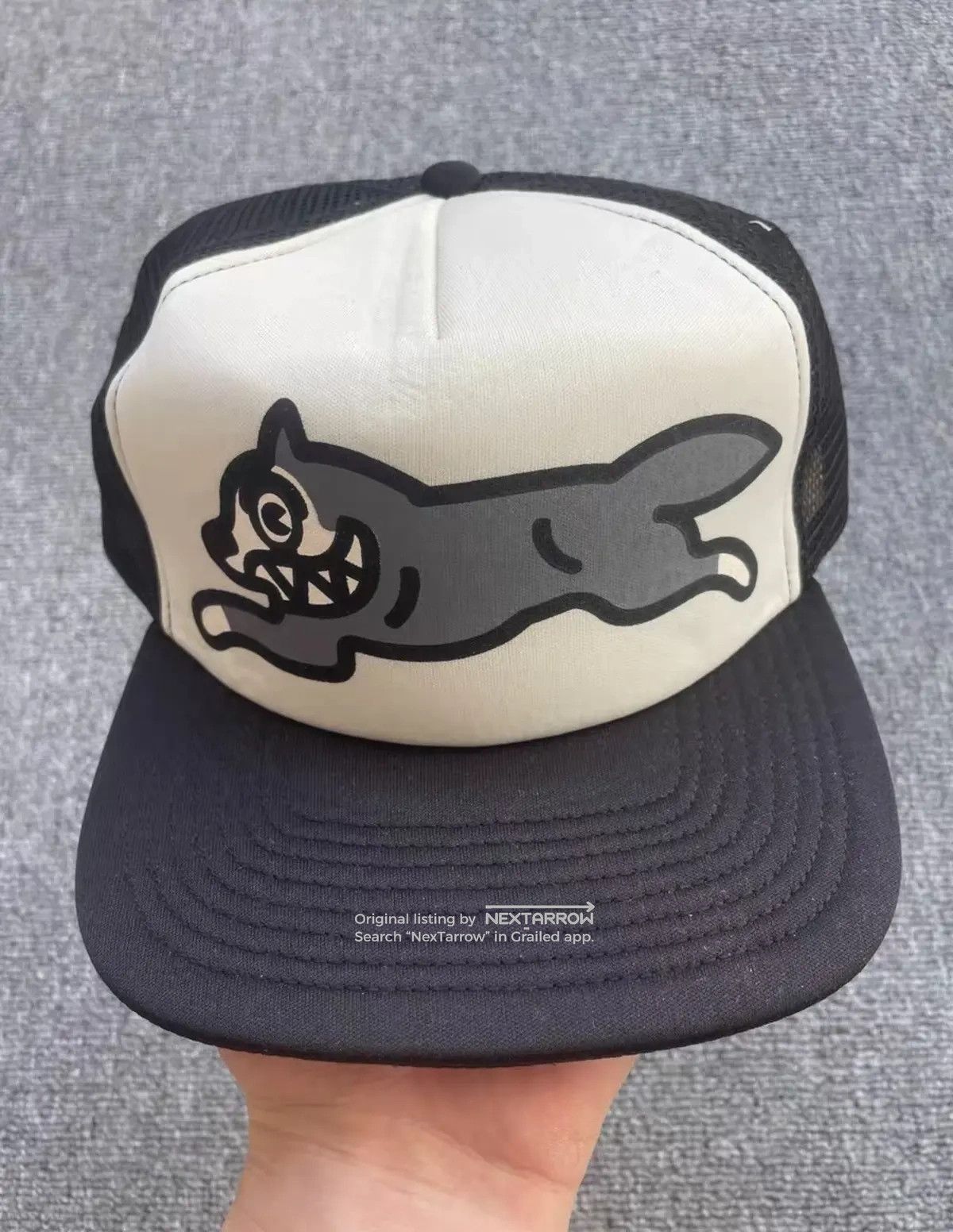 Billionaire Boys Club (Bbc) Icecream Flying Dog Trucker Hat in Black, Men's — image 2 of 6