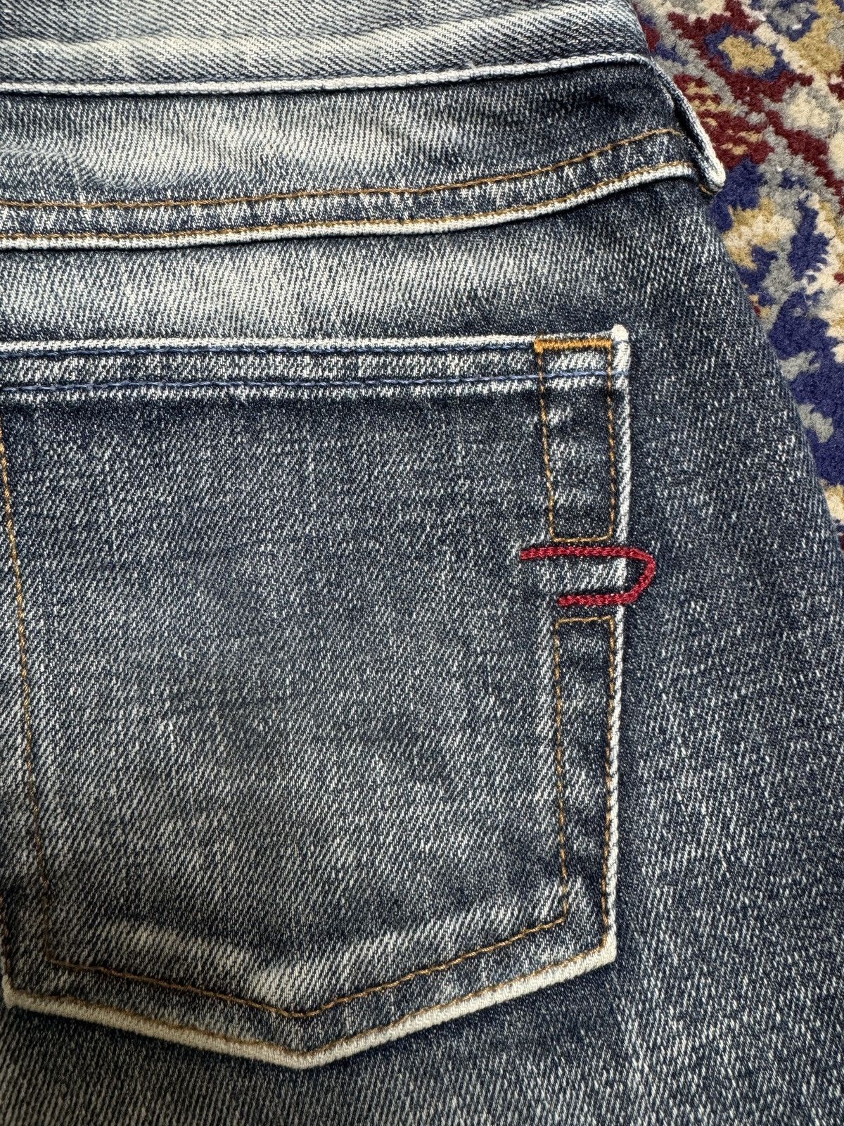 Diesel 24-26x29 Diesel Zink Low Rise Bootcut Flared Faded Jeans Y2K Size 24" / US 00 / IT 34 - 5 Thumbnail
