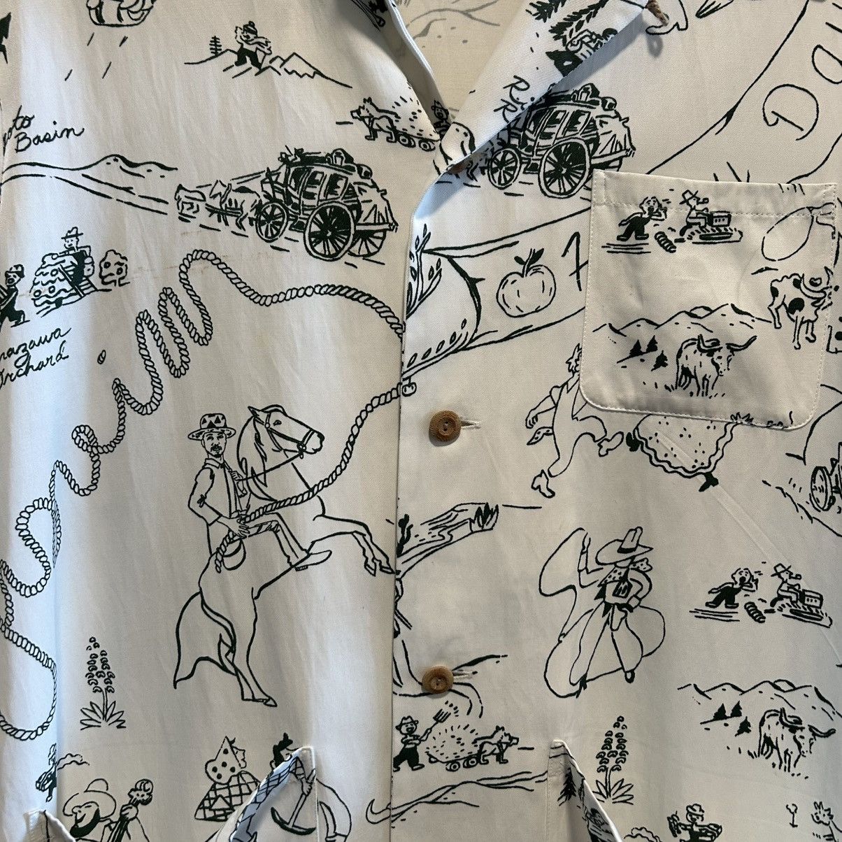 Visvim 2016 SS16 Visvim Duke Western Cowboy Camp Collar Button up Size US L / EU 52-54 / 3 - 3 Thumbnail