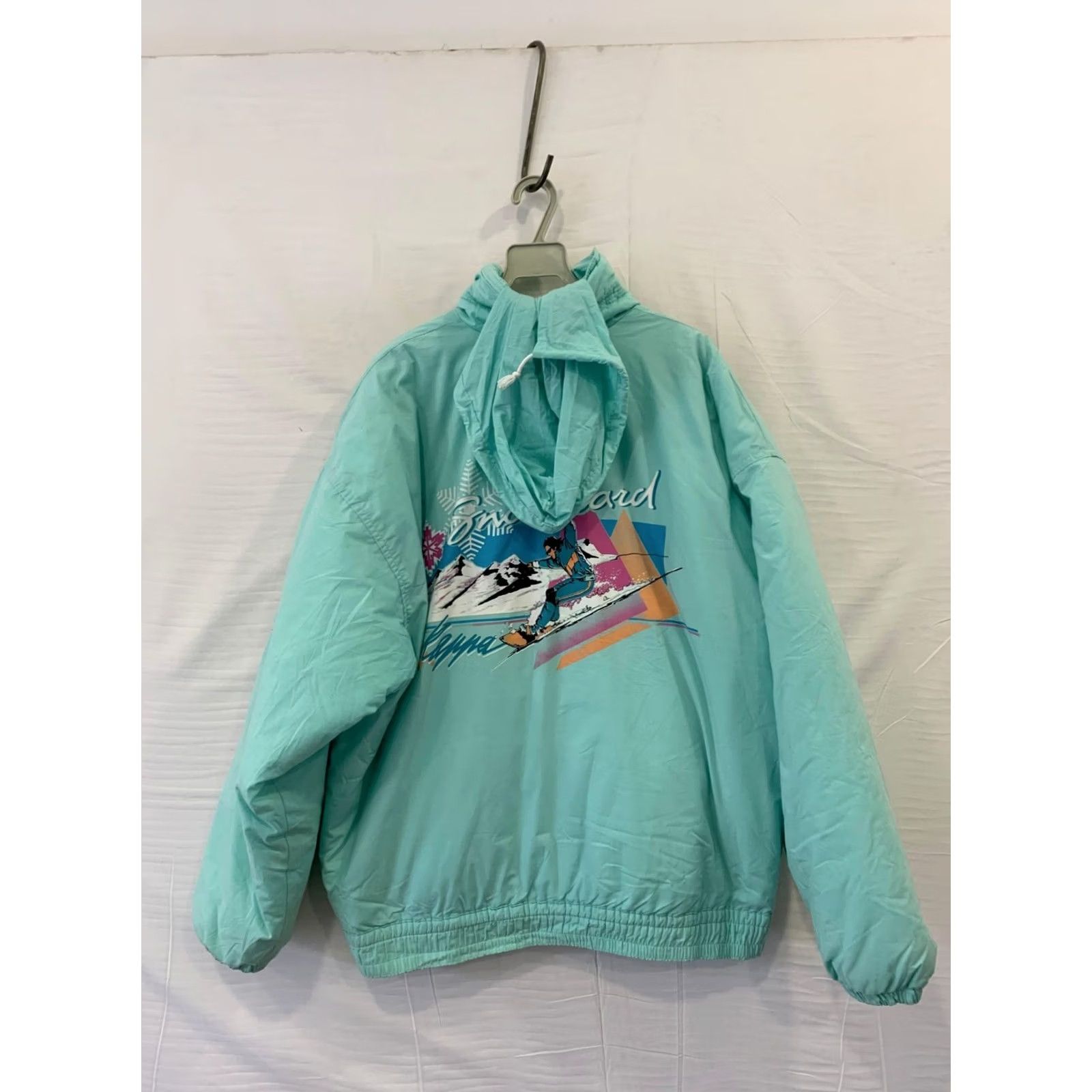 Kappa VINTAGE Kappa Ski Jacket Mens XL Blue 90s Made in Italy Winter Bomber Jacket Size US XL / EU 56 / 4 - 2 Thumbnail