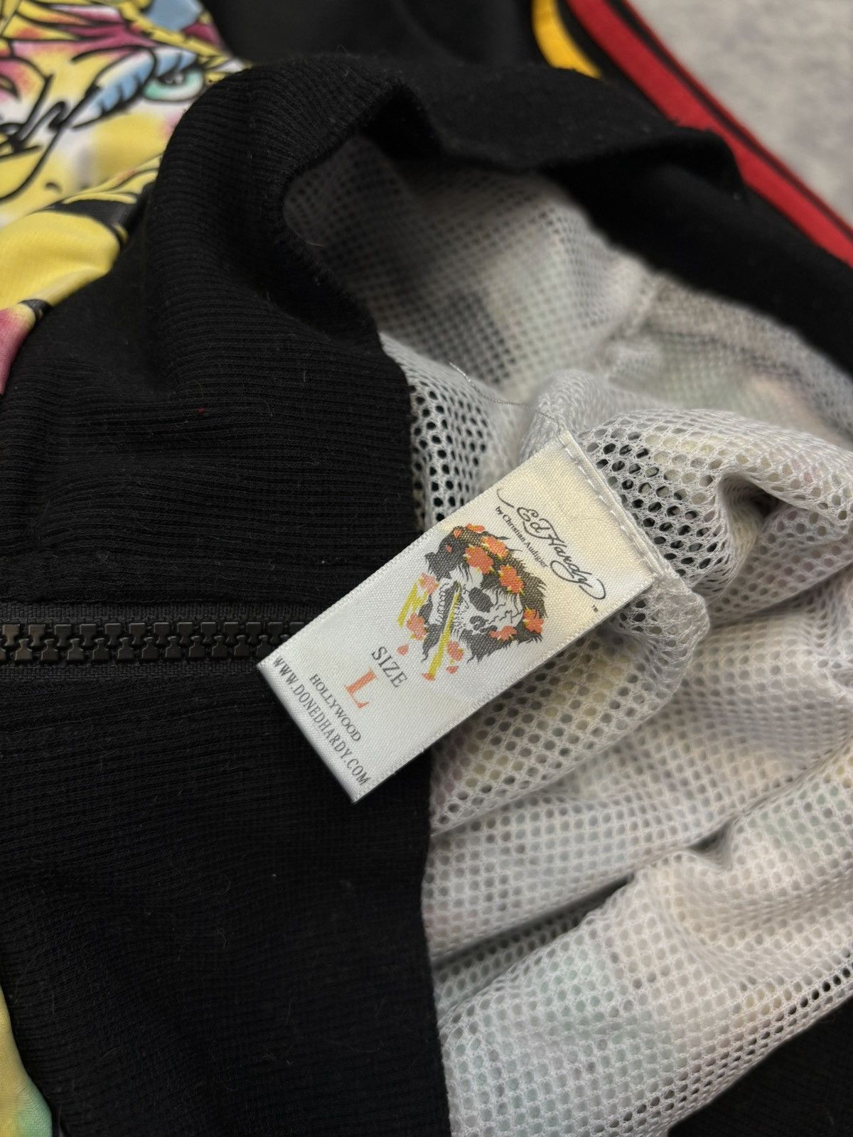 Christian Audigier × Ed Hardy × Vintage Vintage Ed Hardy Zip sweatshirt light jacket y2k big logo Size US L / EU 52-54 / 3 - 4 Thumbnail
