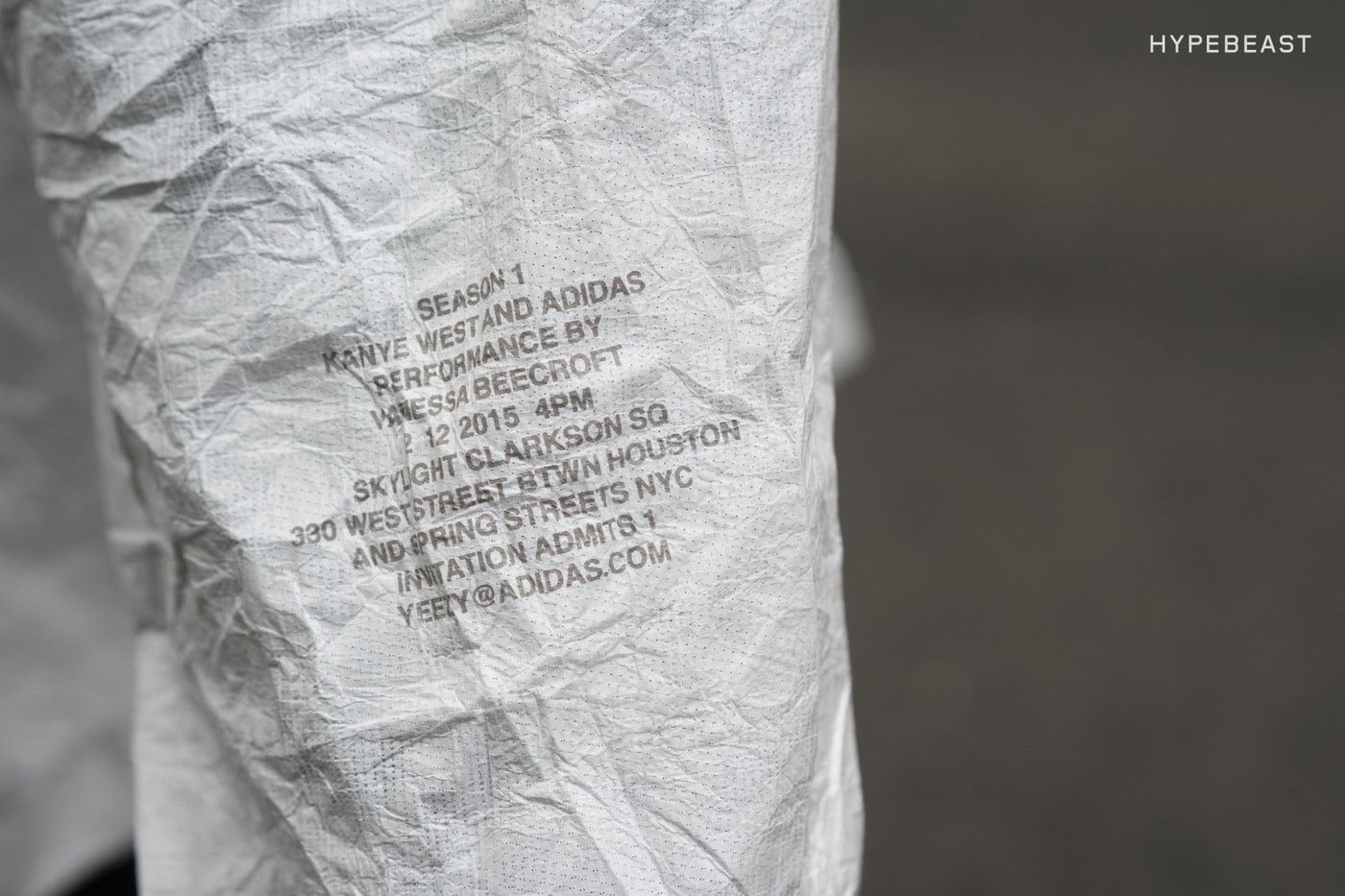 Adidas × Kanye West Kanye West and Adidas Season 1 Invite - Rare, Collectible Size US L / EU 52-54 / 3 - 7 Thumbnail