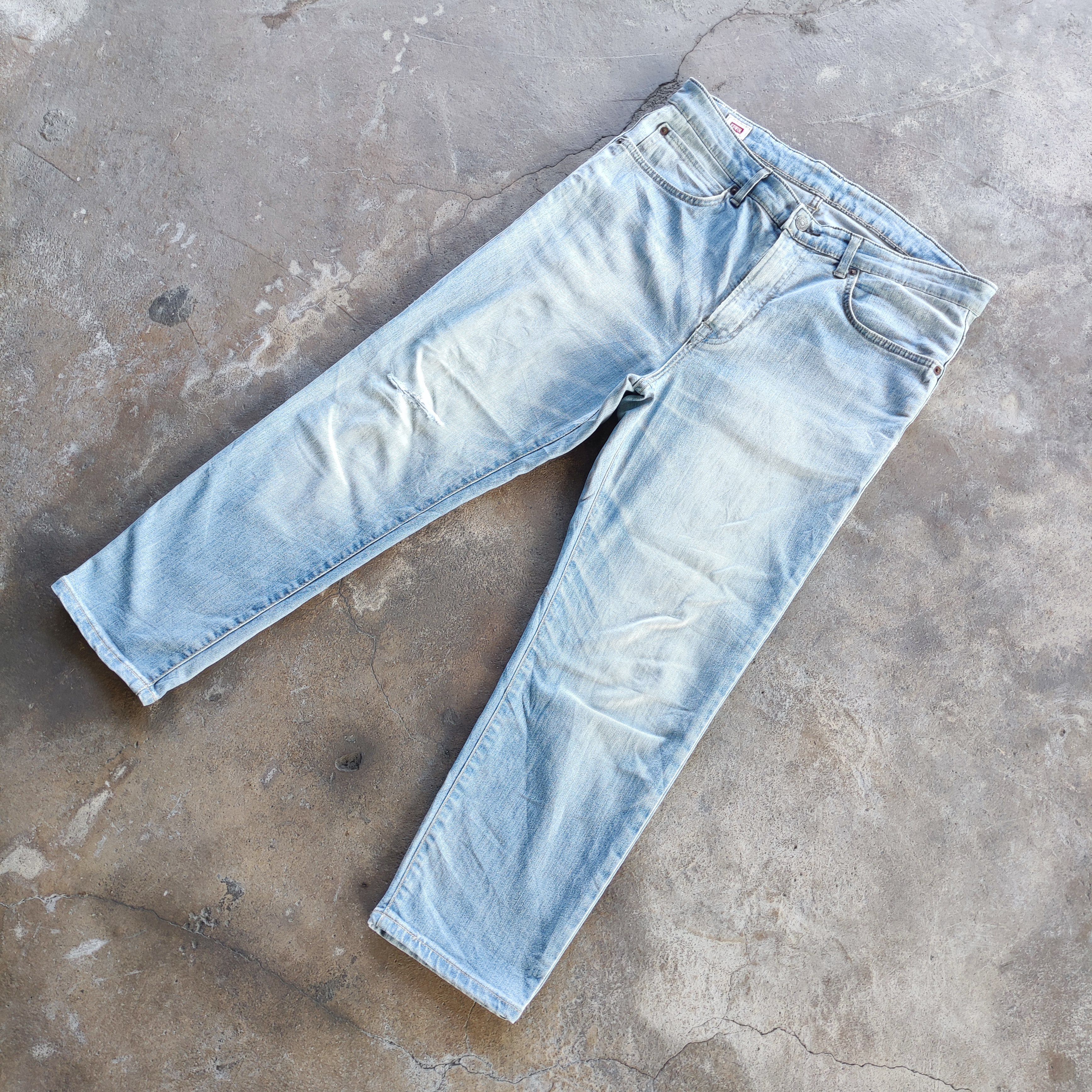Edwin Vintage Edwin Brand Jean Distressed Faded Pants Size US 35 - 2 Thumbnail