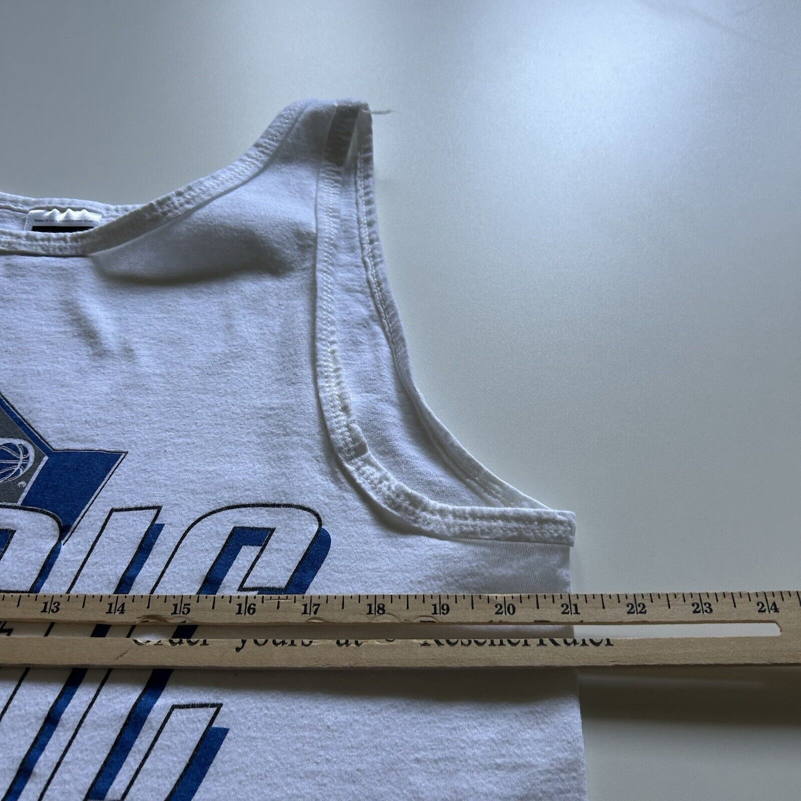 NBA × Tultex × Vintage Vintage 90s Orlando Magic NBA Sleeveless Tank Top Large Rare Size US L / EU 52-54 / 3 - 3 Thumbnail