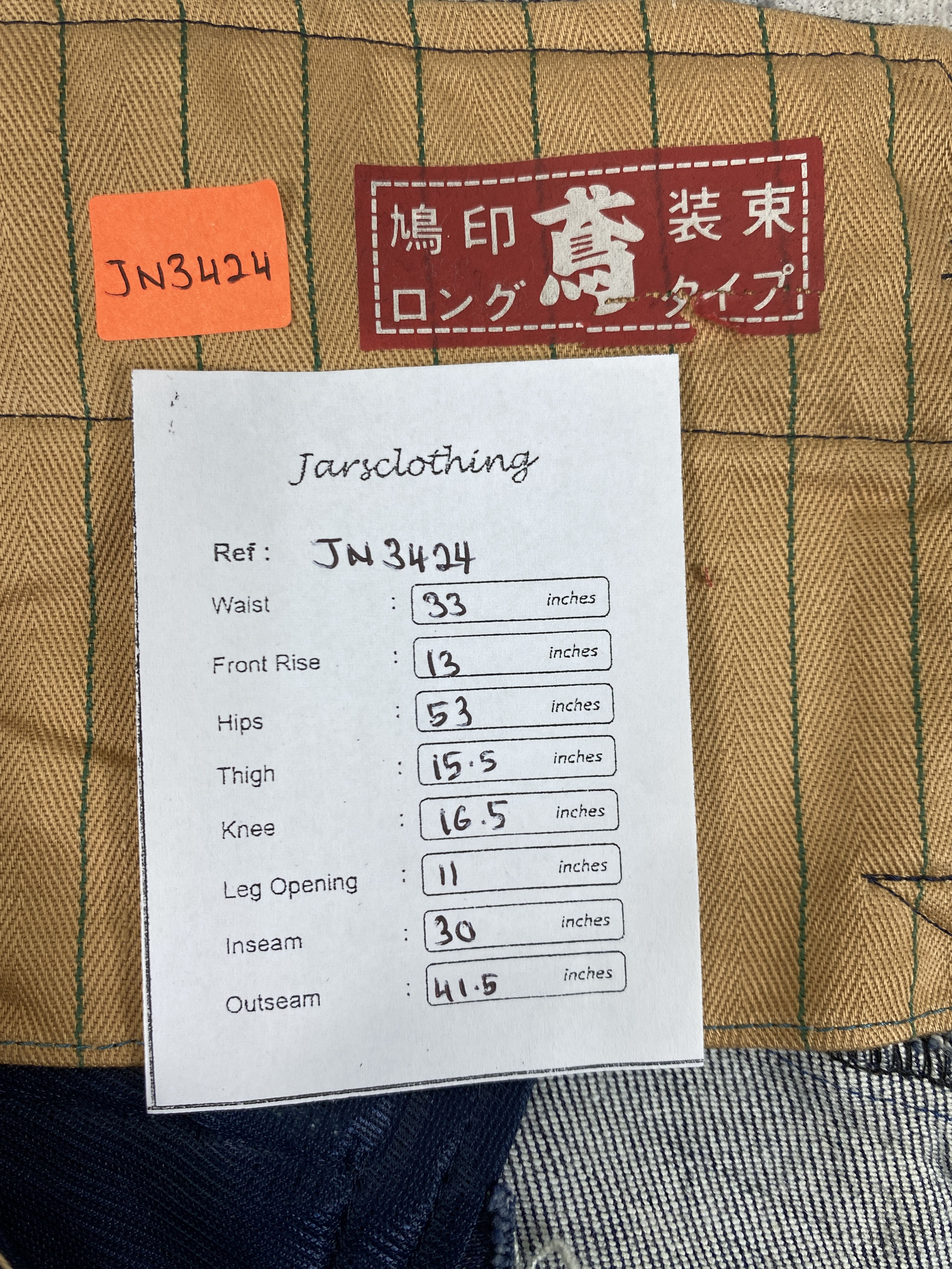 Gotcha Vintage Gotcha Balloon Jeans 33x30 Denim JN3424 Size US 33 - 7 Thumbnail