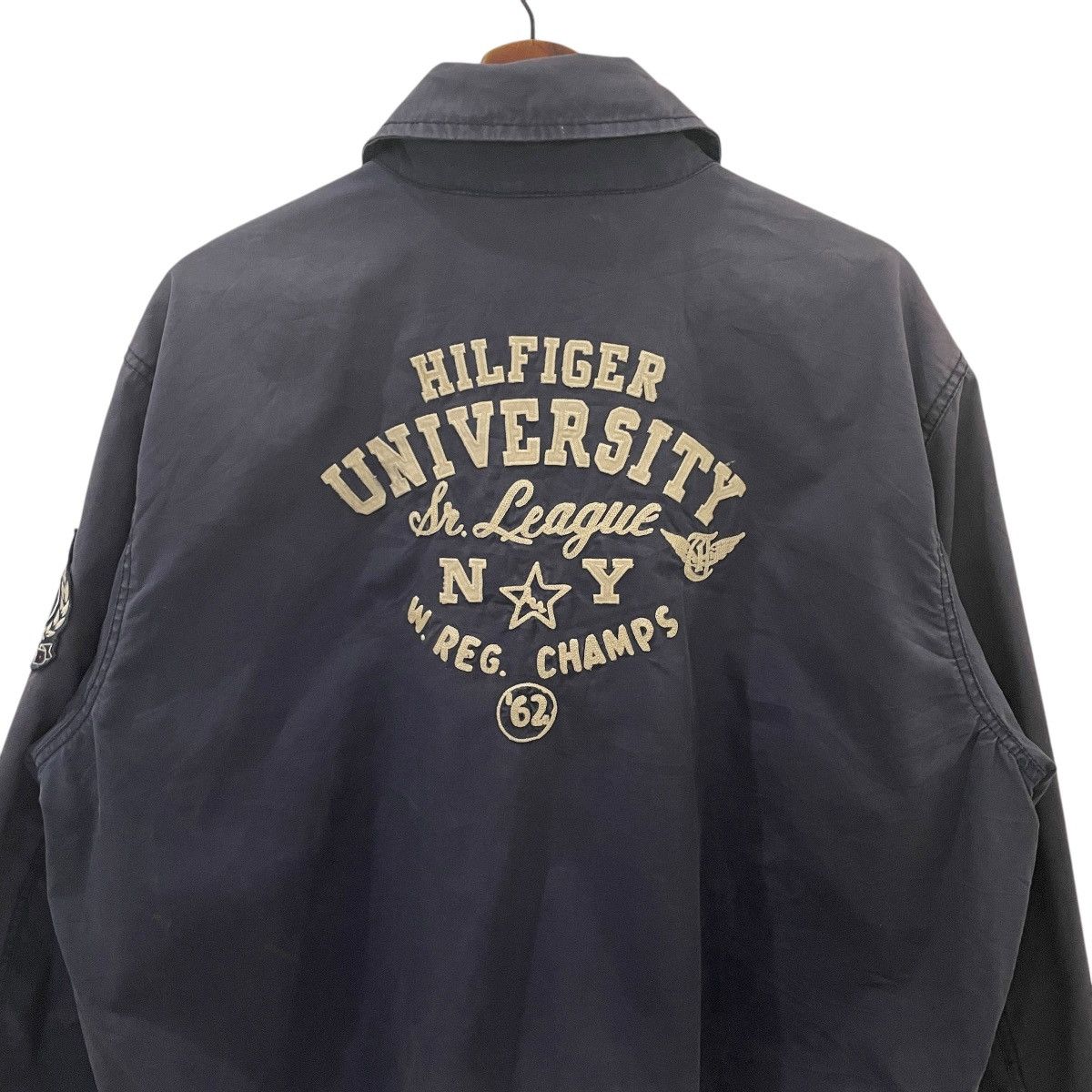 Tommy Hilfiger Vintage Tommy Hilfiger Embroidery Big Logo Jacket Size US XL / EU 56 / 4 - 2 Thumbnail