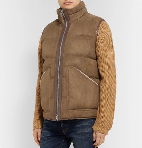 Tom Ford o1w1db11023 Puffer Vest in Brown Size US L / EU 52-54 / 3 - 3 Thumbnail