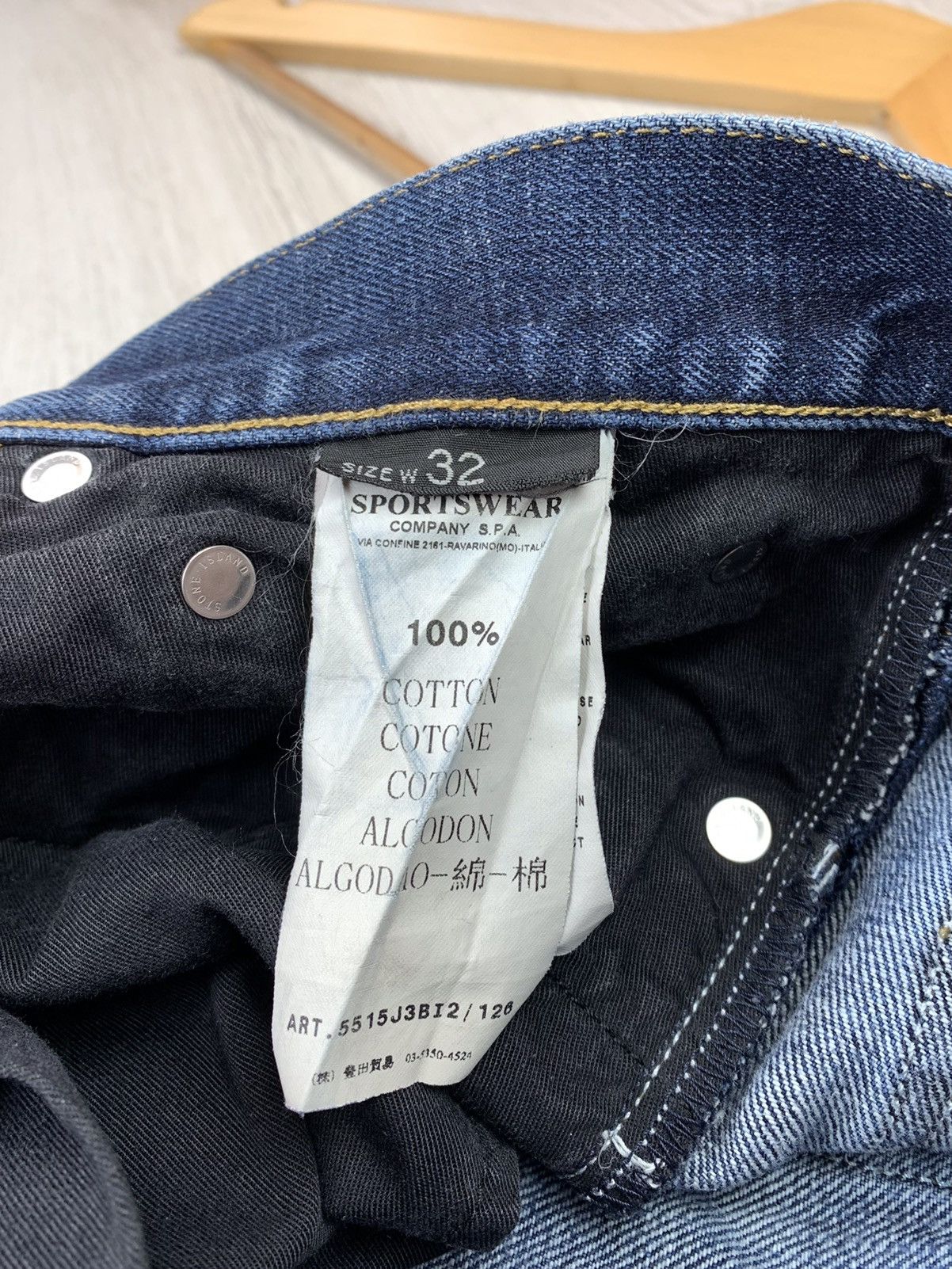 Vintage Stone Island Vintage Denim Jeans Size 32 Size US 32 / EU 48 - 13 Thumbnail