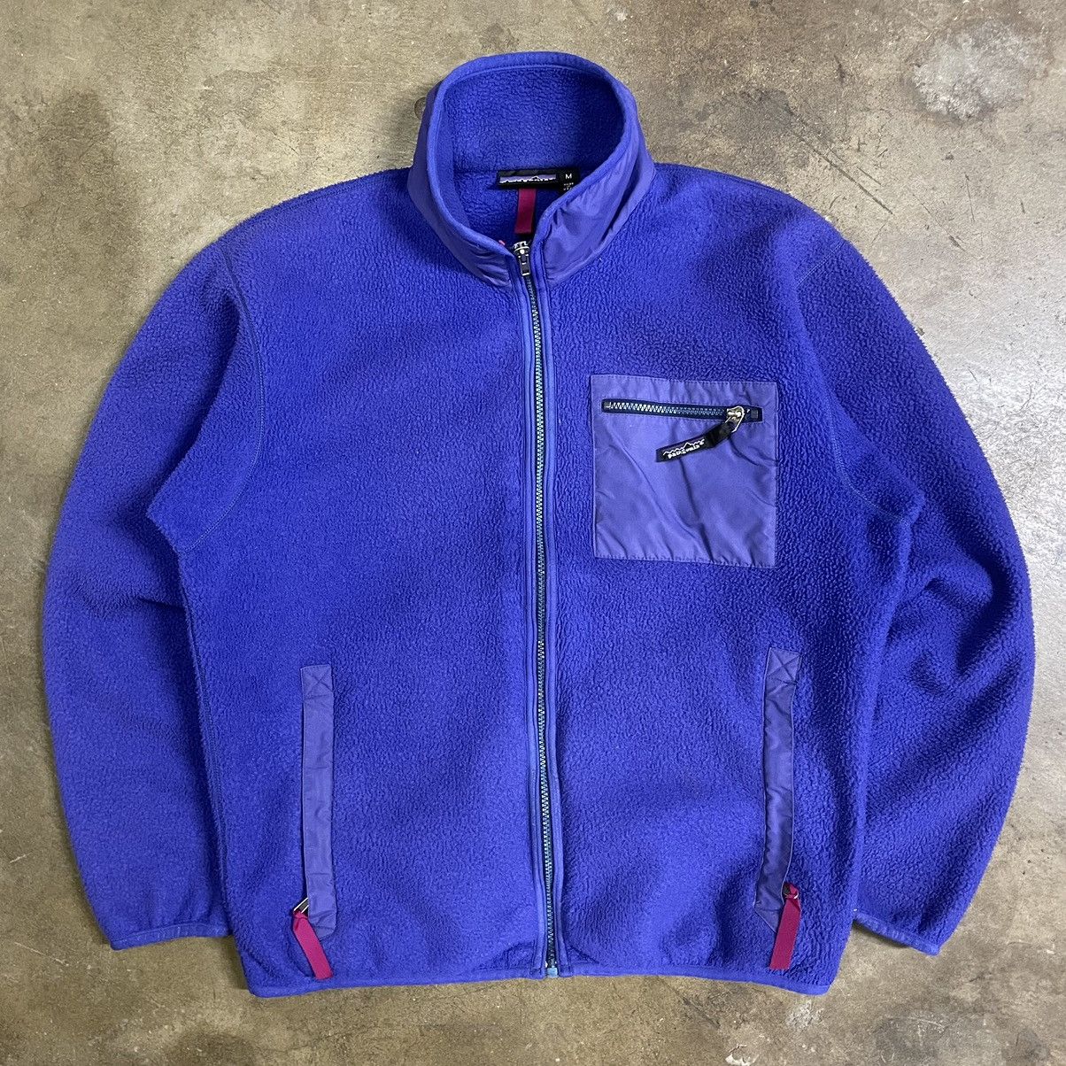 90s PATAGONIA MADE 2024 IN USA FULL ZIP DEEP PILE