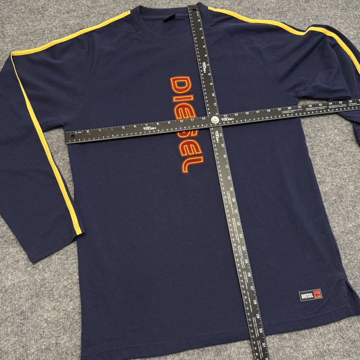 Diesel Diesel Vintage Vertical Logo Long Sleeve Navy L Size US L / EU 52-54 / 3 - 5 Thumbnail