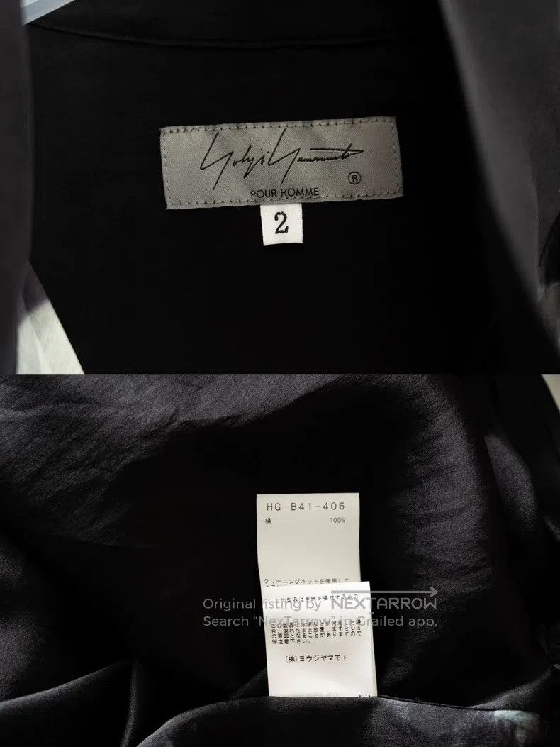 Yohji Yamamoto Yohji Yamamoto 22 SS Old Man Woman Double Shadow Silk Shir Size US M / EU 48-50 / 2 - 6 Thumbnail