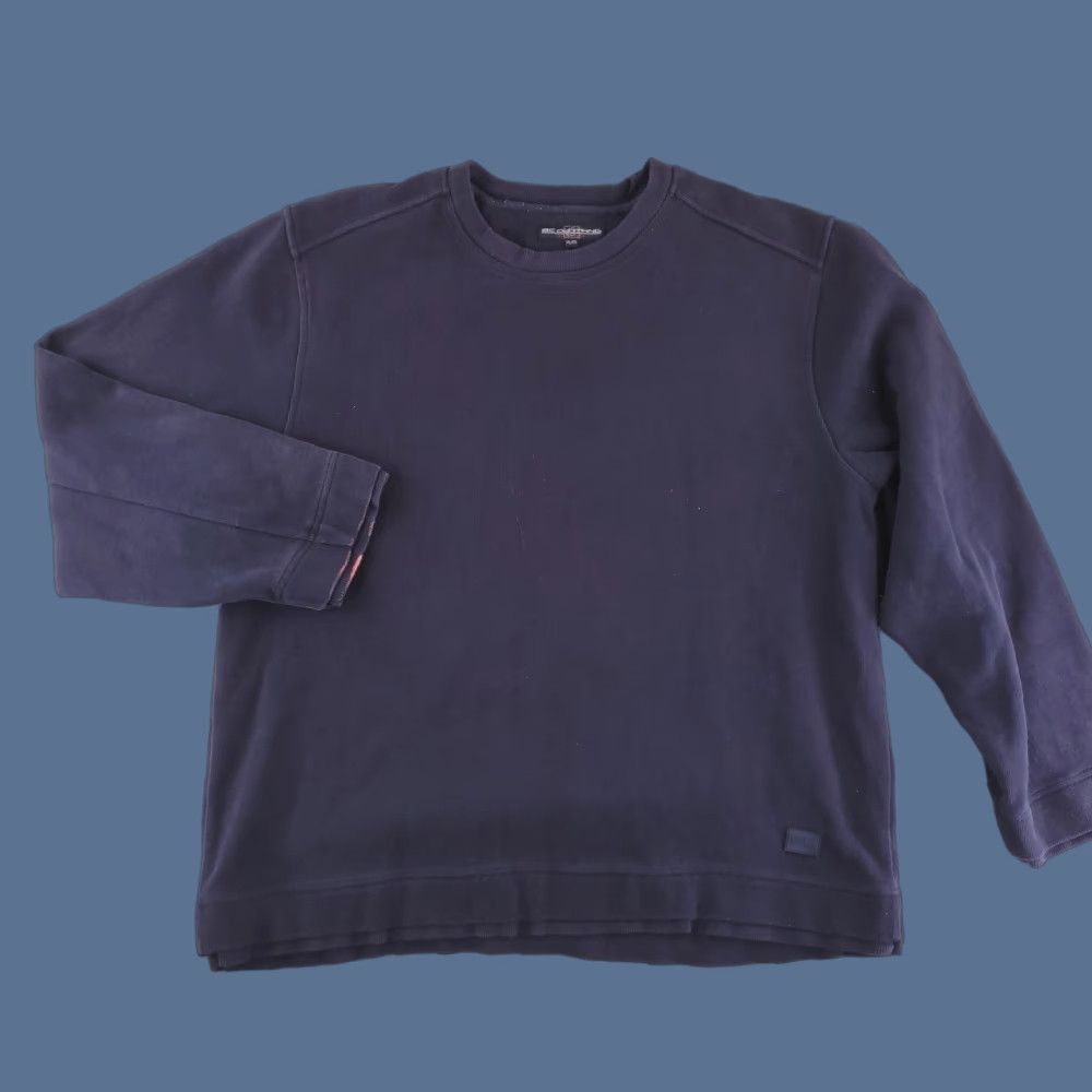 Vintage VINTAGE BC Clothing Sweatshirt Mens 2XL Black Heavyweight Pullover Crew Neck Thick Cuffs Wide 90s? (keep to rules) Size US XXL / EU 58 / 5 - 1 Thumbnail