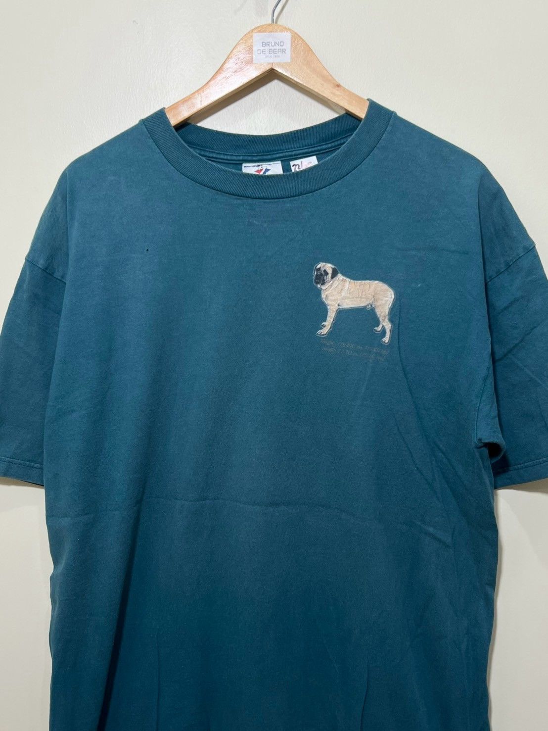 Vintage Vintage 00's Mastiff Dog shirt bnz01 Size US L / EU 52-54 / 3 - 4 Thumbnail