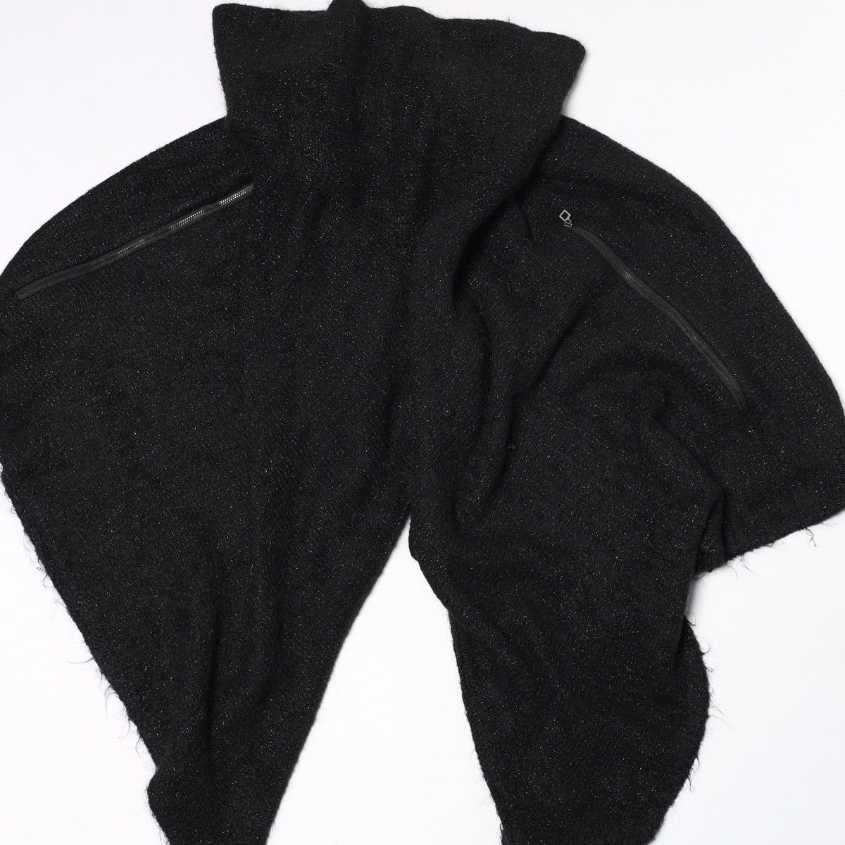 Sarah Pacini Sarah Pacini Poncho Cape Oversize Acrylic Nylon Mohair Visco Size ONE SIZE - 8 Thumbnail