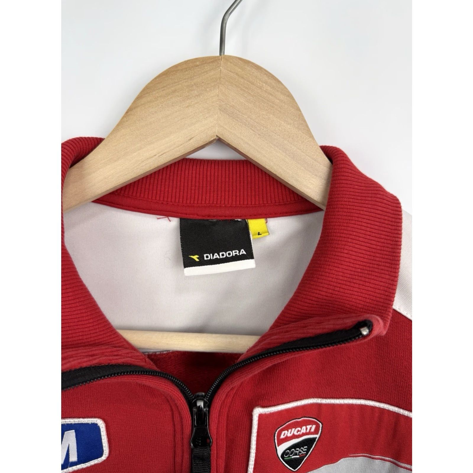 Diadora Ducati Corse Diadora Bridgestone Shell Long Sleeve 2015 L Red Mens Shirt Size US L / EU 52-54 / 3 - 5 Thumbnail