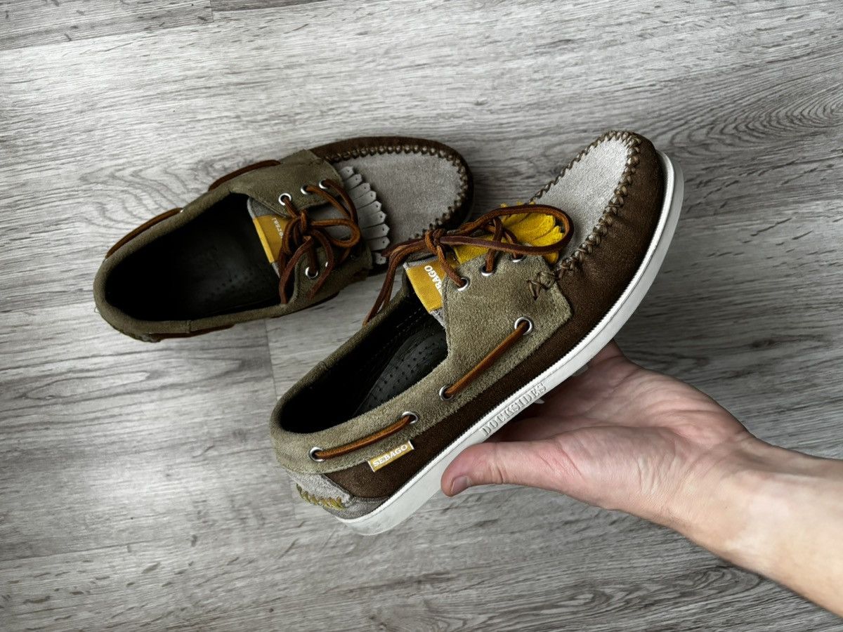 Universal Works Sebago x Universal Works Portland Deck Shoes MultiTone Suede Size US 8 / EU 41 - 23 Thumbnail