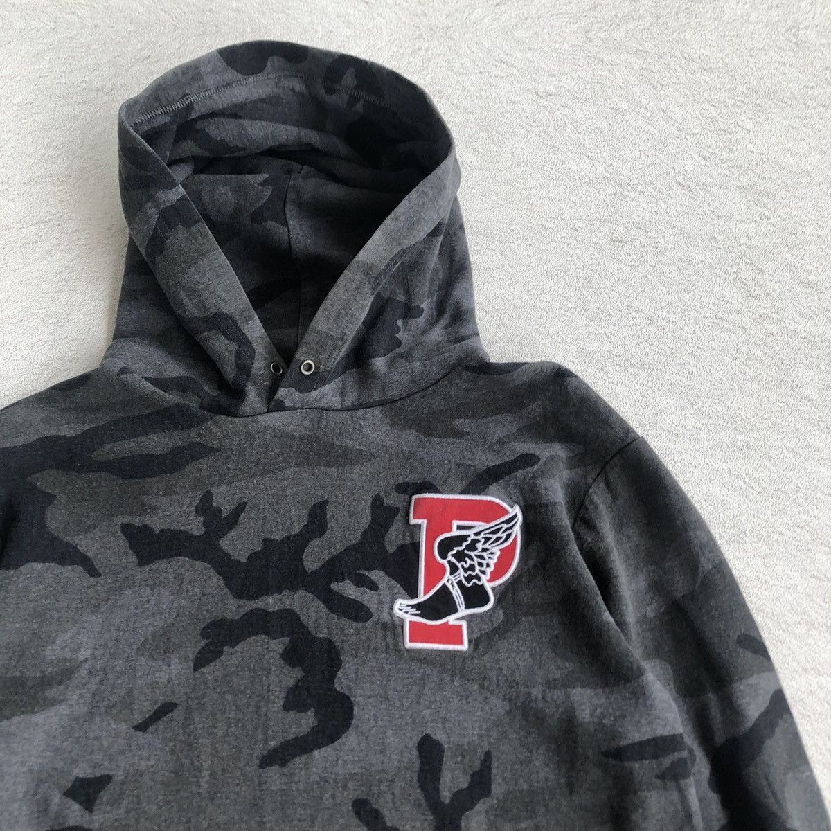 Polo Ralph Lauren ‼️ RARE ‼️ Polo ralph lauren camo P wing logo pullover hoodie Size US L / EU 52-54 / 3 - 2 Thumbnail