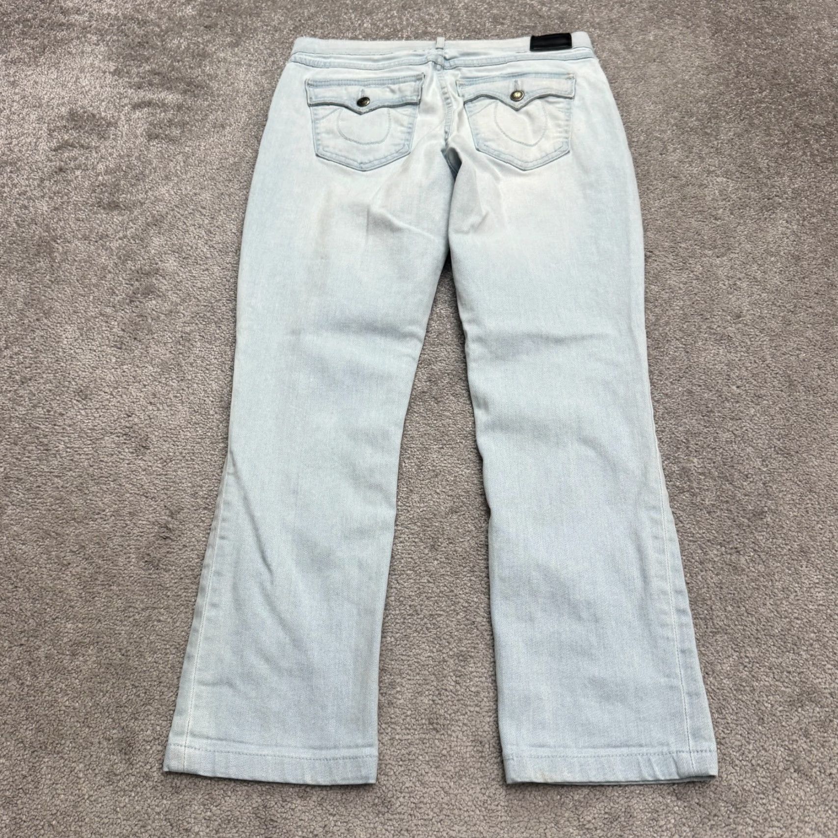 True Religion True Religion Jeans Womens 28 Light Blue Mid Rise Straight Denim Cora Size 28" / US 6 / IT 42 - 2 Thumbnail