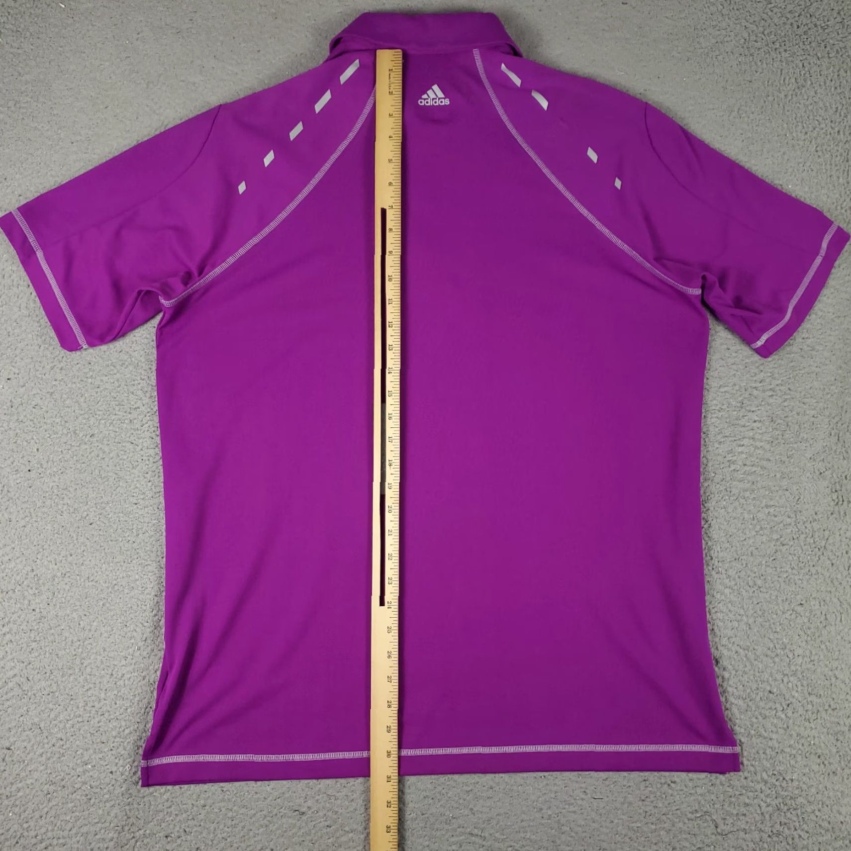 Adidas Adidas Polo Shirt Mens Size XL Purple Casual Golf Short Sleeve Size US XL / EU 56 / 4 - 5 Thumbnail