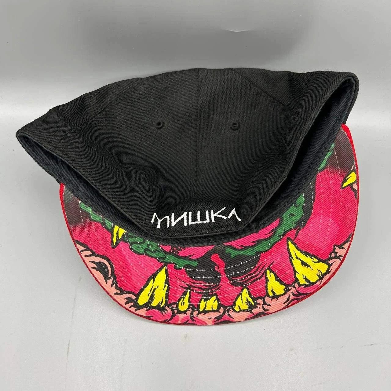 New Era Mishka Keep Watch Eyeball Hat Men 7 1/2 Black Fitted Wool Size ONE SIZE - 8 Thumbnail