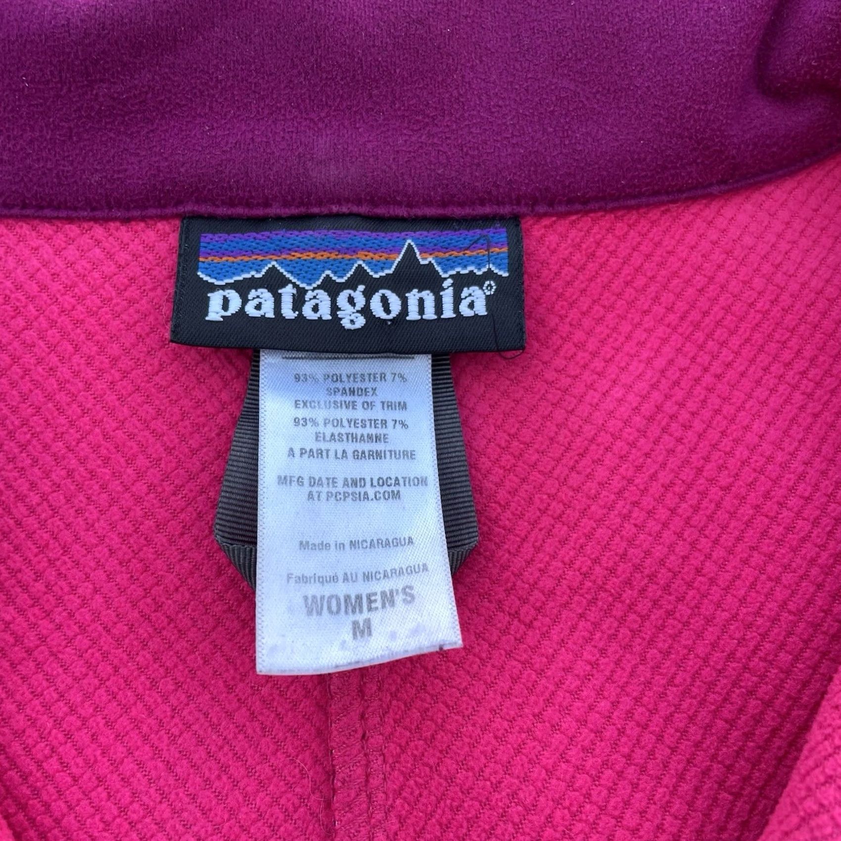 Patagonia Patagonia Jacket Womens M PolarTec WindBloc Pink Full Zip Soft Shell Gorpcore Size M / US 6-8 / IT 42-44 - 6 Thumbnail