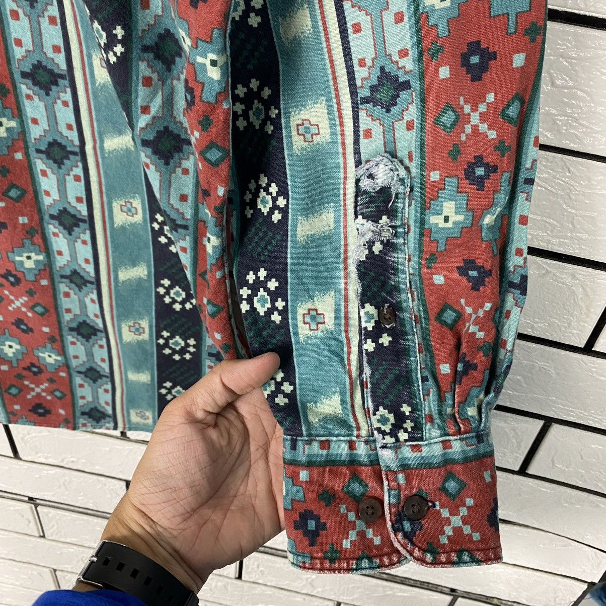 Woolrich Woolen Mills 🔥VINTAGE SHIRT JACKET BUTTON NAVAJO AZTEC WOOLRICH USA Size US XL / EU 56 / 4 - 11 Thumbnail