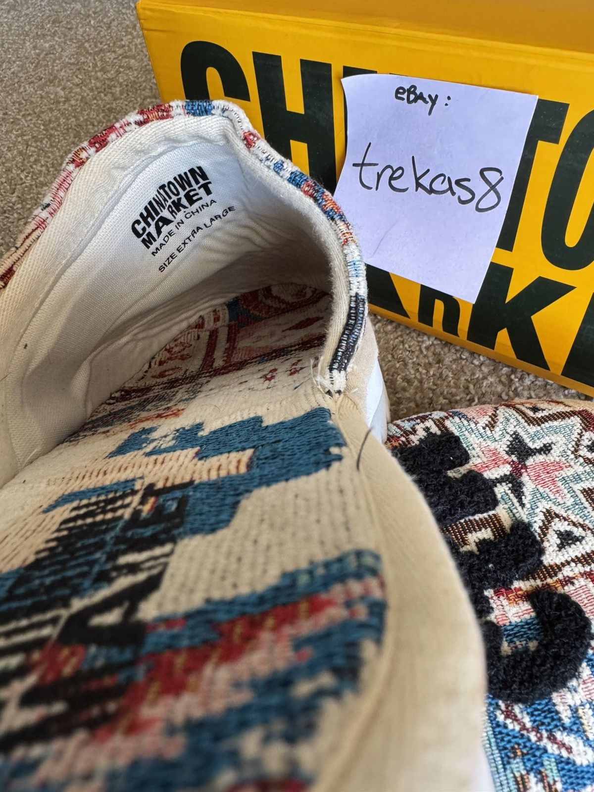 Market Chinatown Market Patchwork Slippers (Size XL) Size US 12 / EU 45 - 5 Thumbnail