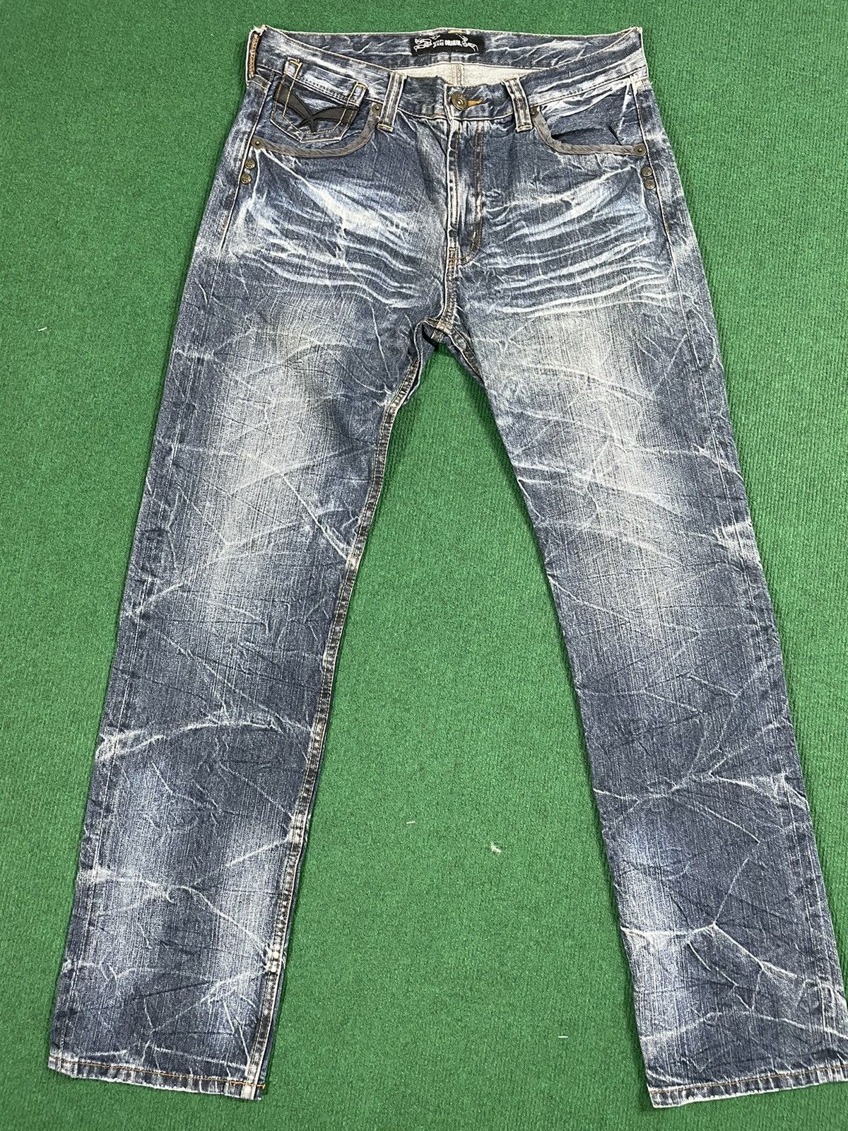 Japanese Brand Origin Japanese Jeans Distressed look Size US 33 - 1 Thumbnail