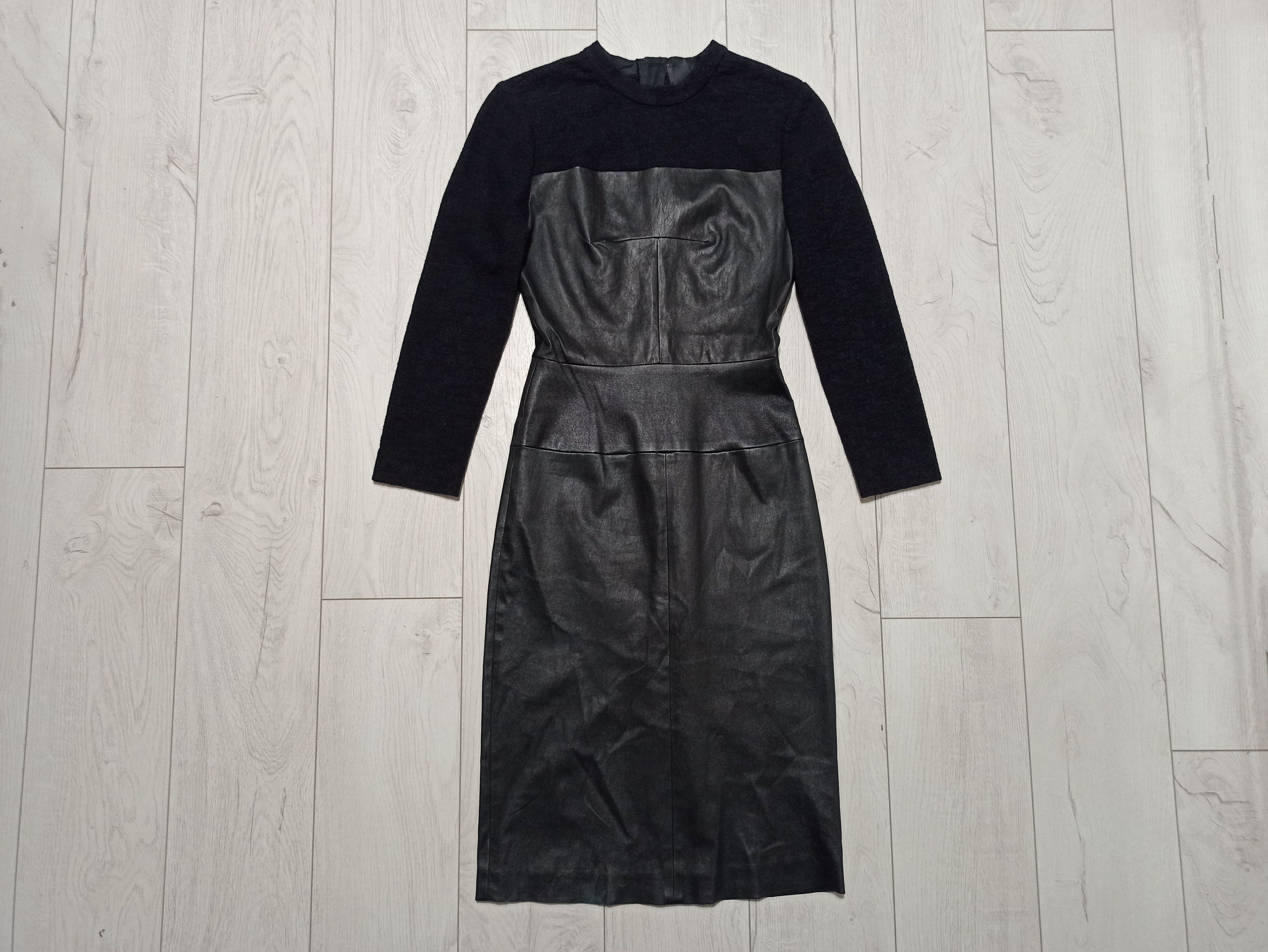 A.L.C. A.L.C Womens Black Stretch Leather Candy Dress Size XS / US 0-2 / IT 36-38 - 1 Thumbnail