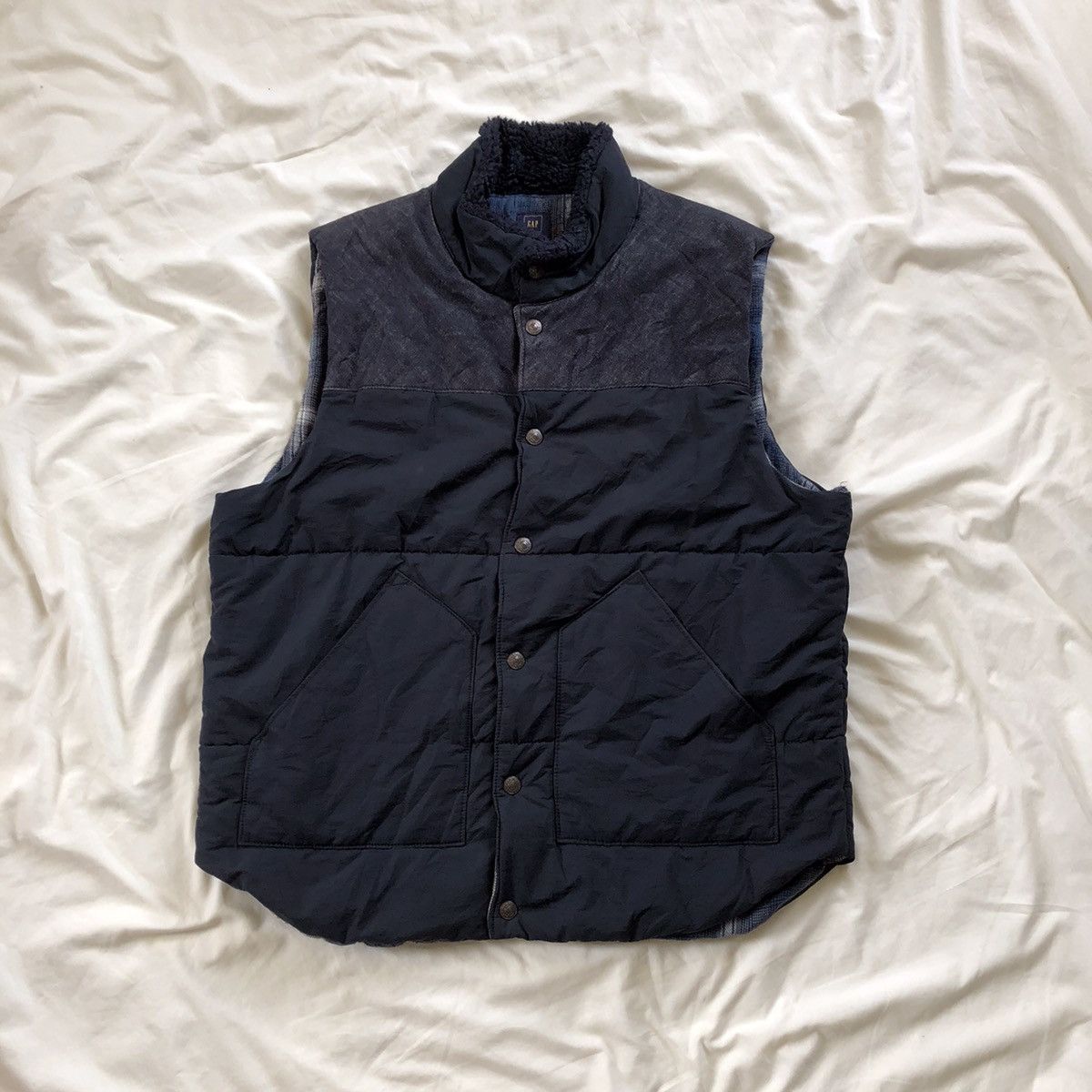 Gap × Pendleton × Western Rise GAP x PENDLETON Puffer Wool Vest Size US XL / EU 56 / 4 - 2 Thumbnail