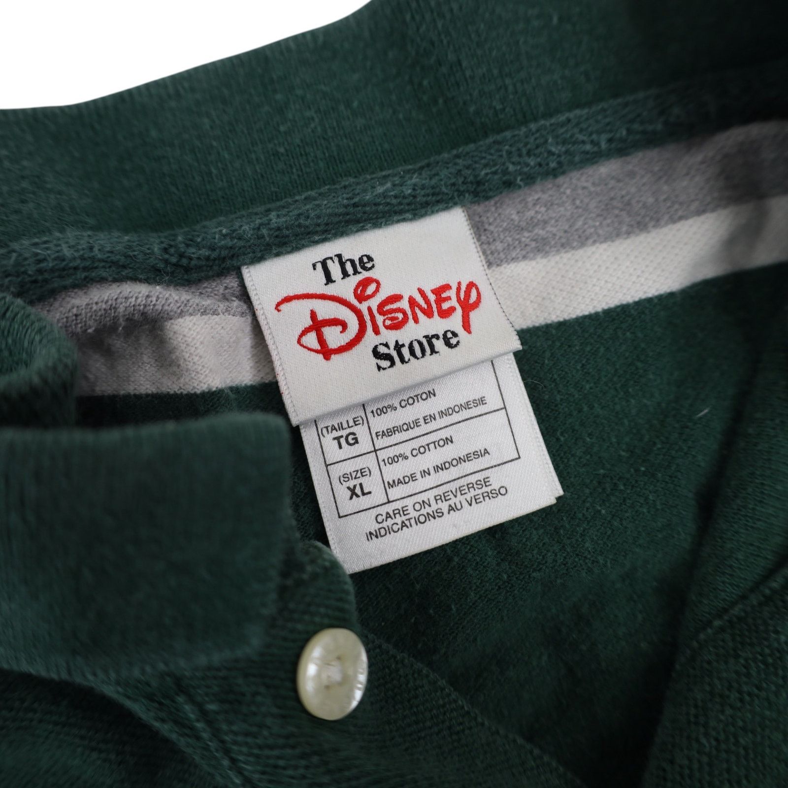 Disney × Vintage Vintage 90s Disney Mickey Varsity Squad Striped Polo Shirt Size US XL / EU 56 / 4 - 6 Thumbnail