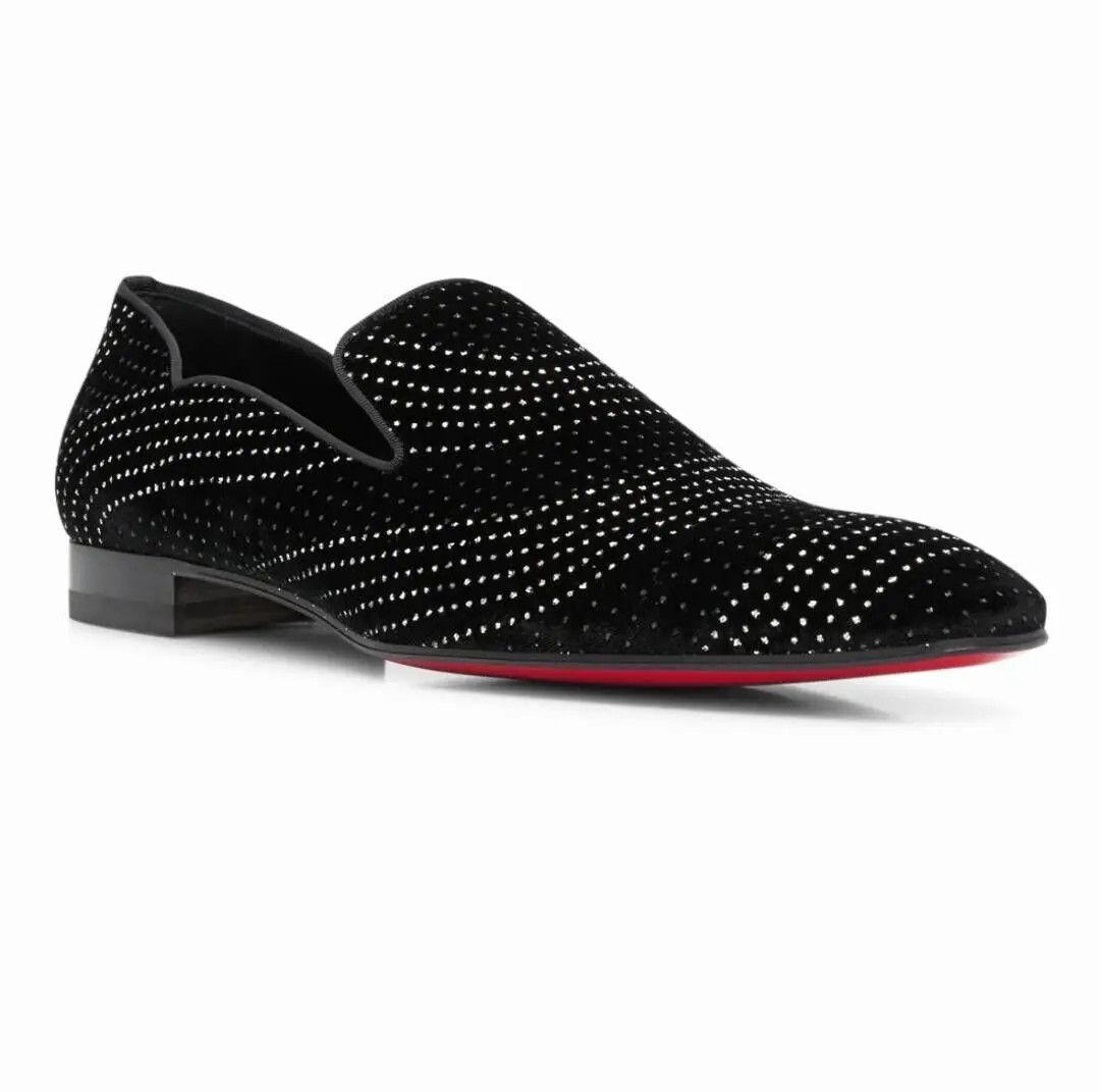 Christian Louboutin o1bcso1str1024 Dandy Chick Flat in Black Size US 9 / EU 42 - 4 Thumbnail