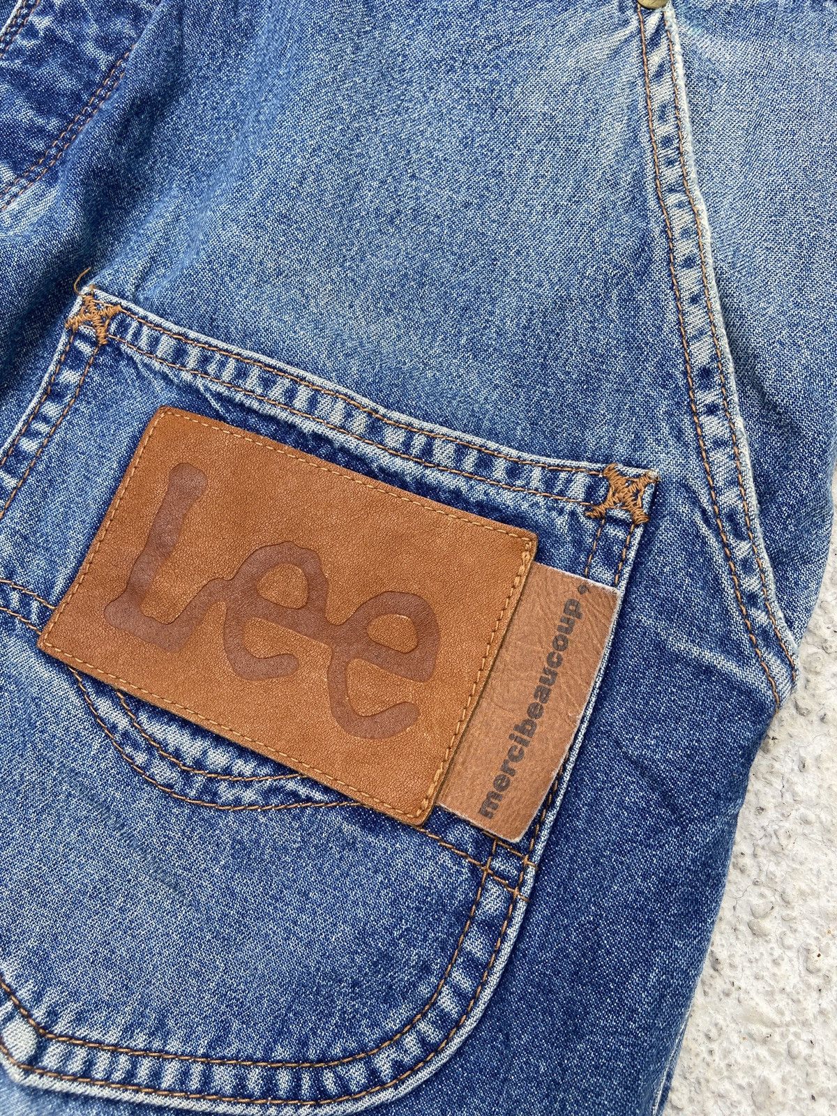Japanese Brand × Lee × mercibeaucoup Crazy Design Lee X Mercibeaucoup Denim Size US 34 / EU 50 - 4 Thumbnail