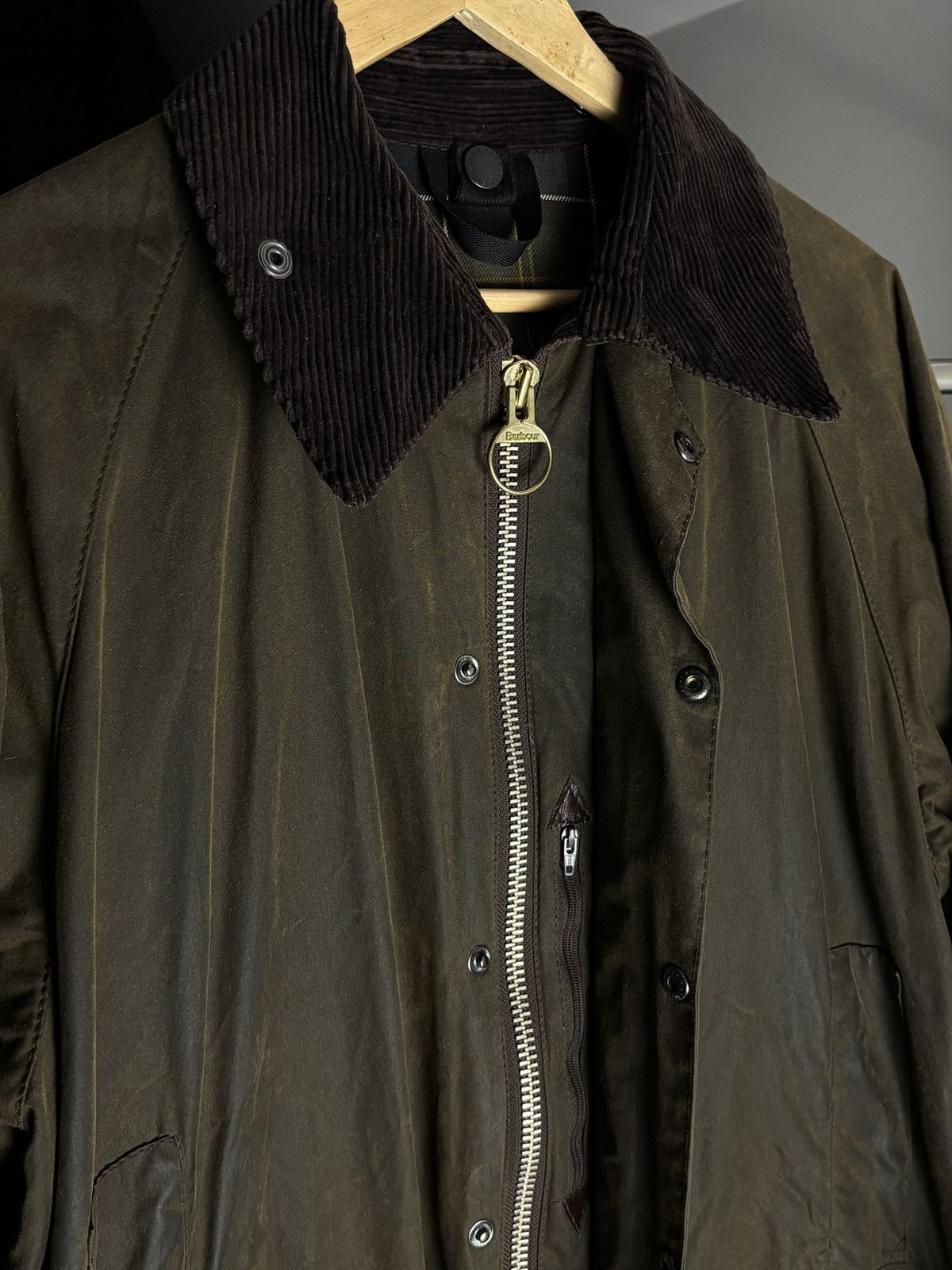 Barbour Set Barbour A830 Beaufort Wax Jacket + A855 Zip-In Vest Size US L / EU 52-54 / 3 - 3 Thumbnail
