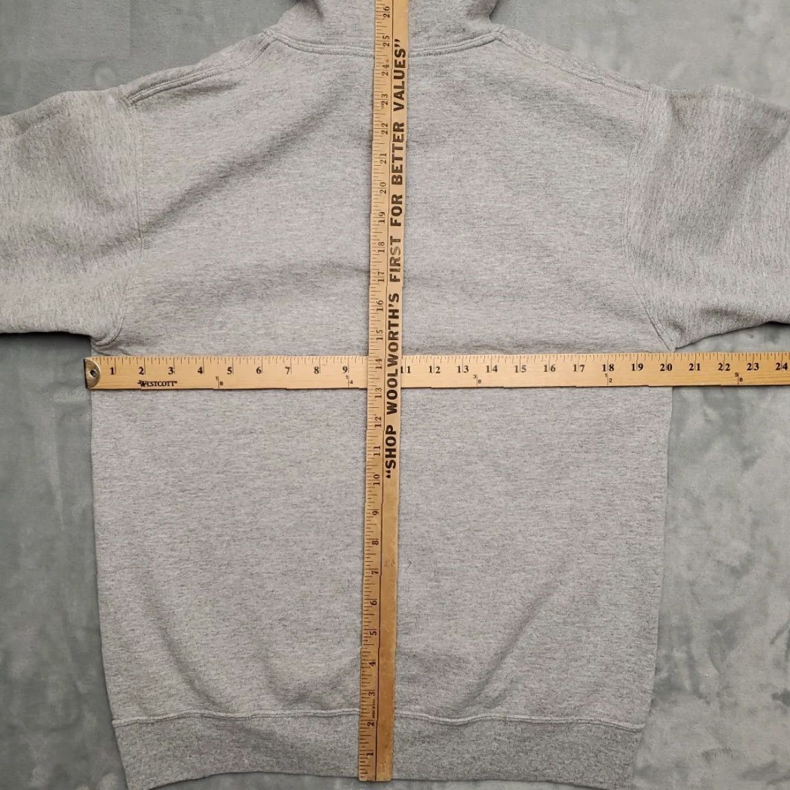 Fruit Of The Loom Bronco Hoodie Mens M Full Zip Gray Hooded Horse Street Art Sweatshirt Hand Made Size US M / EU 48-50 / 2 - 5 Thumbnail