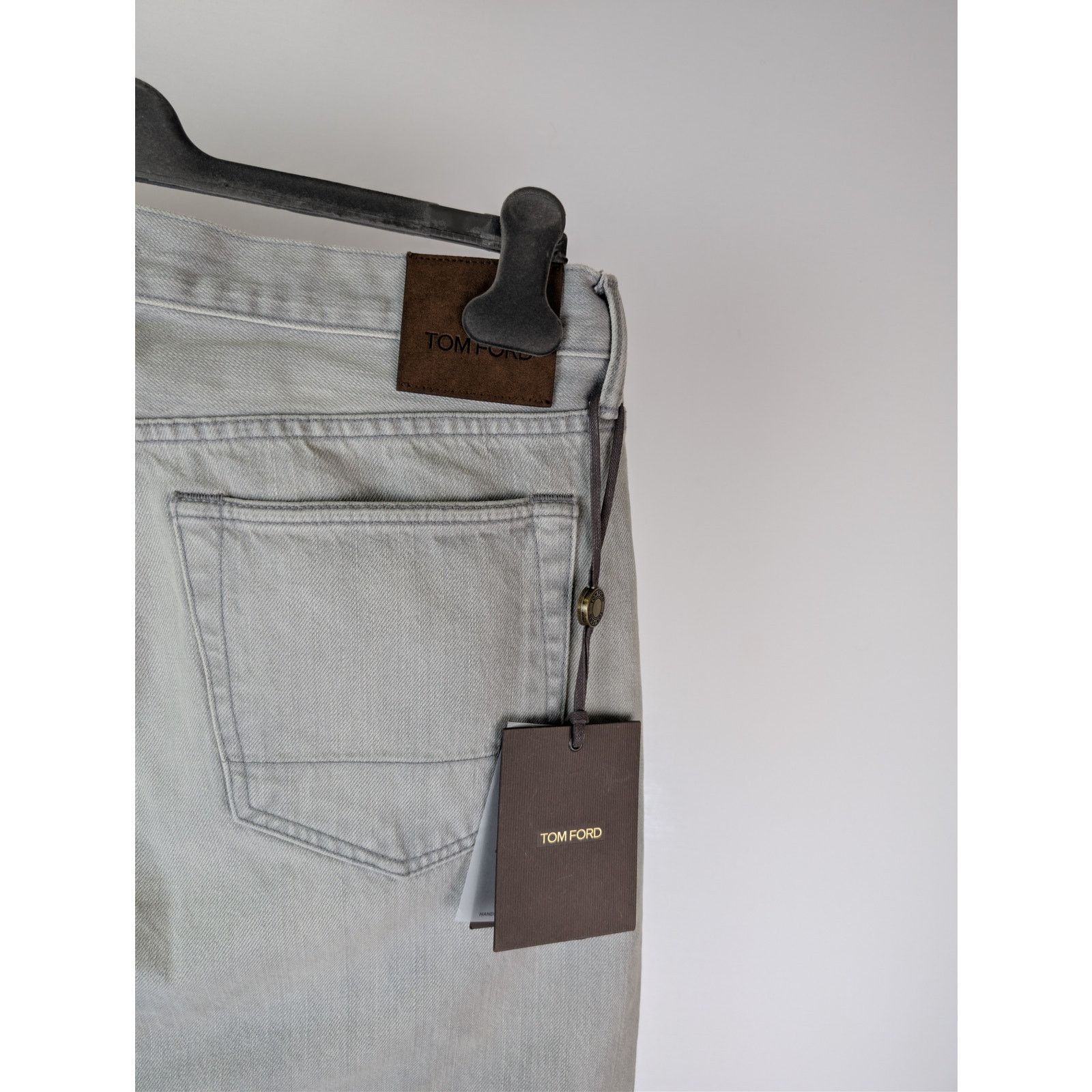 Tom Ford o1rshd1 Slim Fit Denim Jeans in Pale Grey Size US 36 / EU 52 - 14 Thumbnail