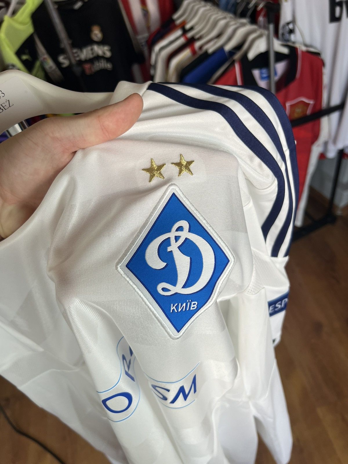 Adidas Soccer Jersey Adidas Dynamo Kyiv 2015/16 Yarmolenko #10 Size US L / EU 52-54 / 3 - 3 Thumbnail