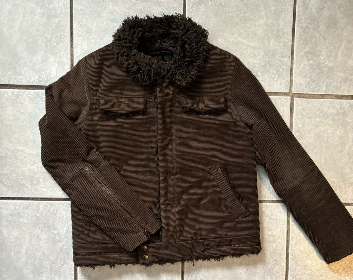 Undercover Undercover AW05 Arts & Crafts fur corduroy jacket Size US M / EU 48-50 / 2 - 3 Thumbnail