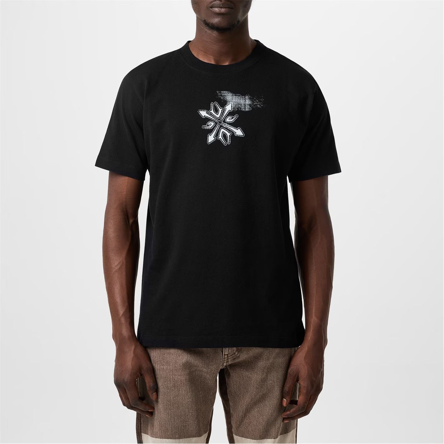 Off-White o1g2r1mq0226 Slim S/S Graphic T-Shirt In Black Size US XXS / EU 40 - 5 Thumbnail