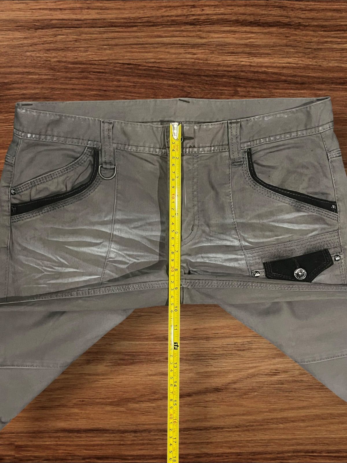 If Six Was Nine × Le Grande Bleu (L.G.B.) × Nicole Club Vintage Nicole Club Hideaways Clawmark Flare Style Pants Size US 34 / EU 50 - 17 Thumbnail