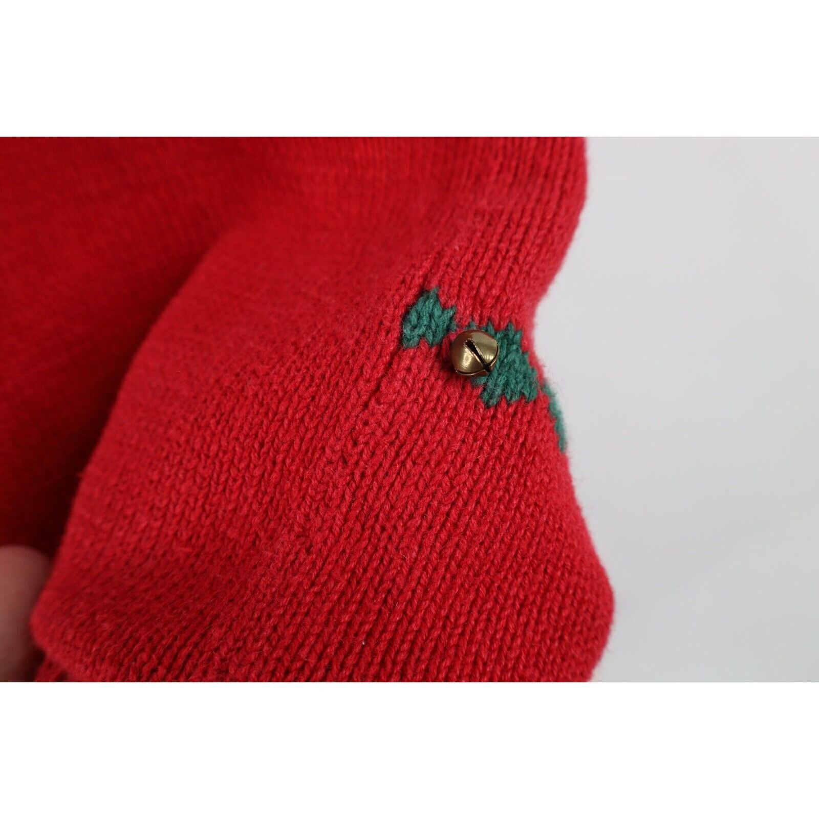 Vintage Vintage 90s Distressed Christmas Penguin Bells Sweater Vest Size XL / US 12-14 / IT 48-50 - 13 Thumbnail