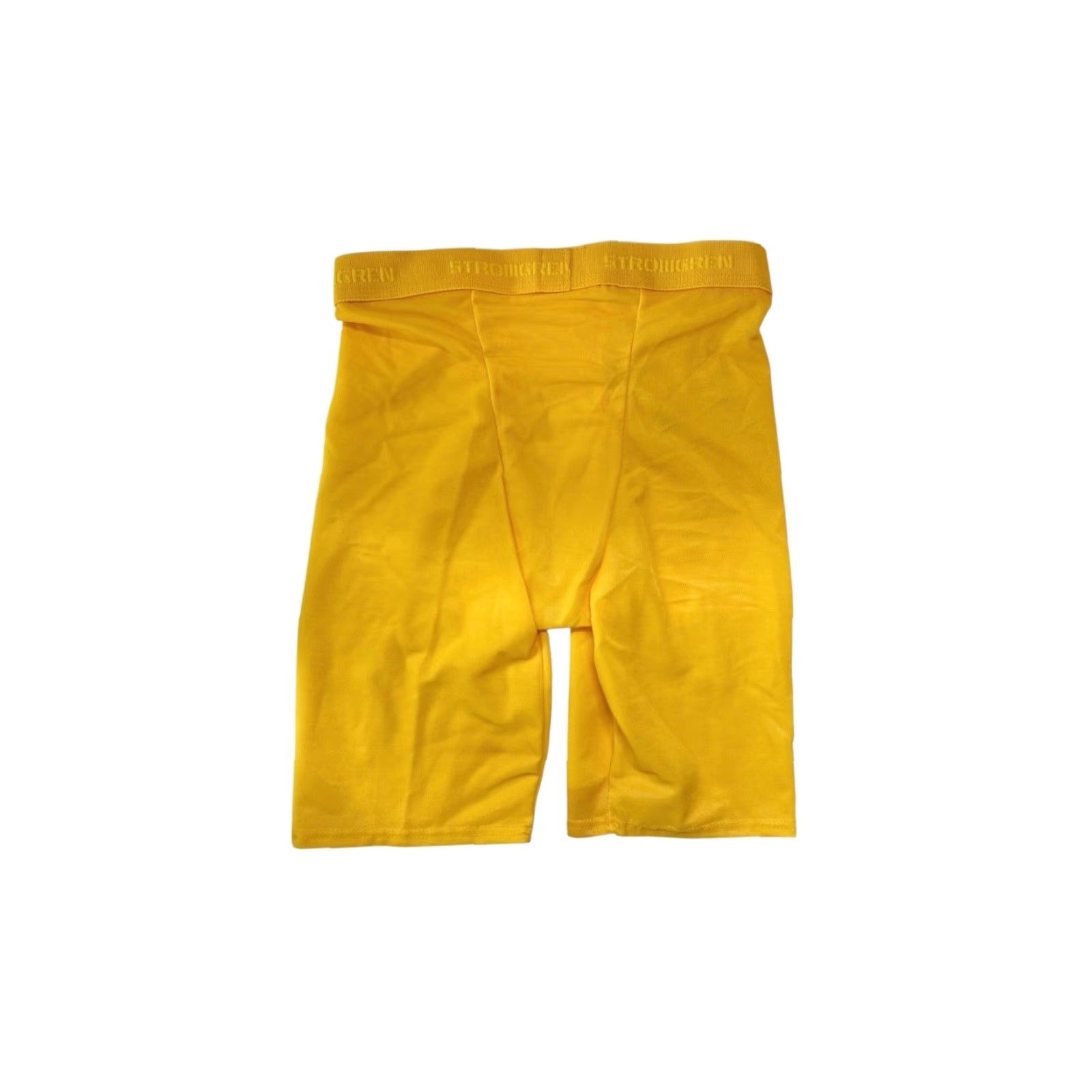 Vintage VINTAGE Stromgren Sport Compression Shorts Mens NWT M Yellow USA 90s Activewear Size US 31 - 8 Thumbnail