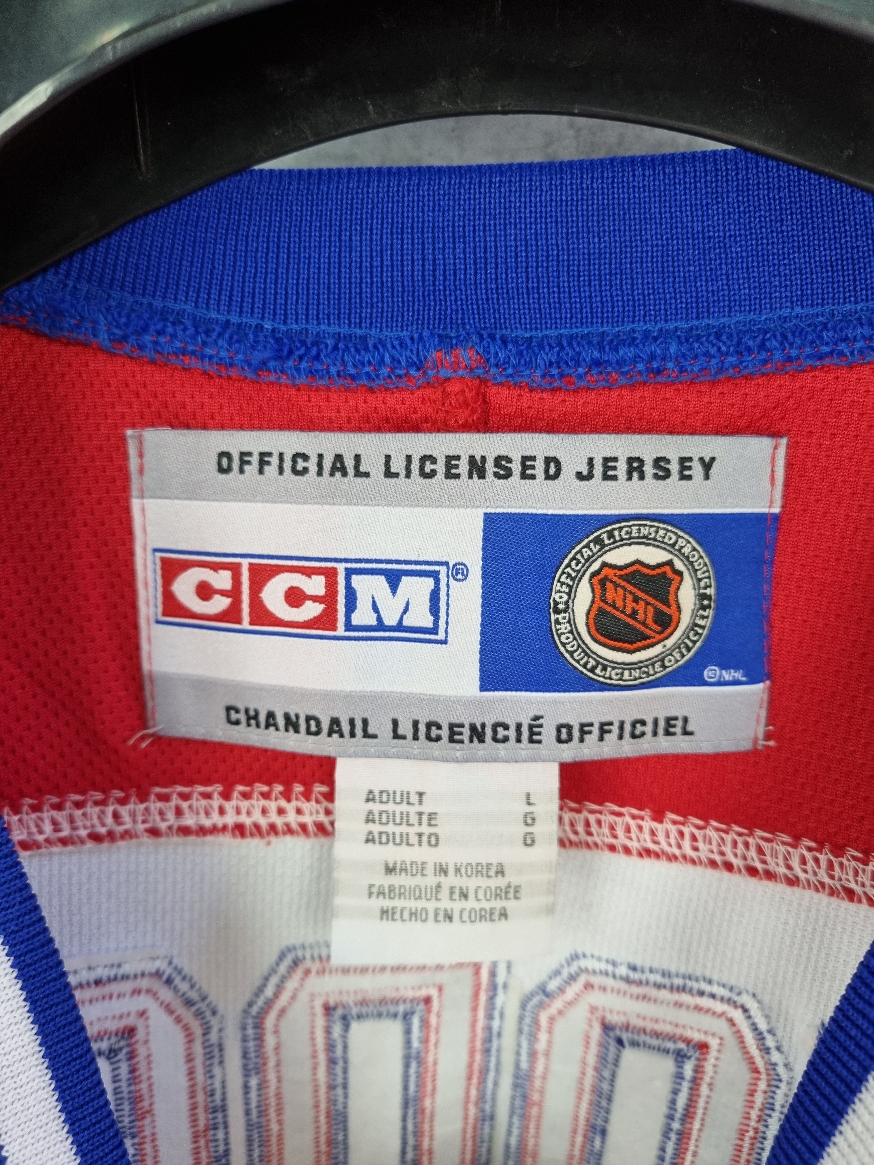 NHL × Vintage NHL CCM THEODORE RUGBY Air Knit Vintage Jersey Size US L / EU 52-54 / 3 - 8 Thumbnail