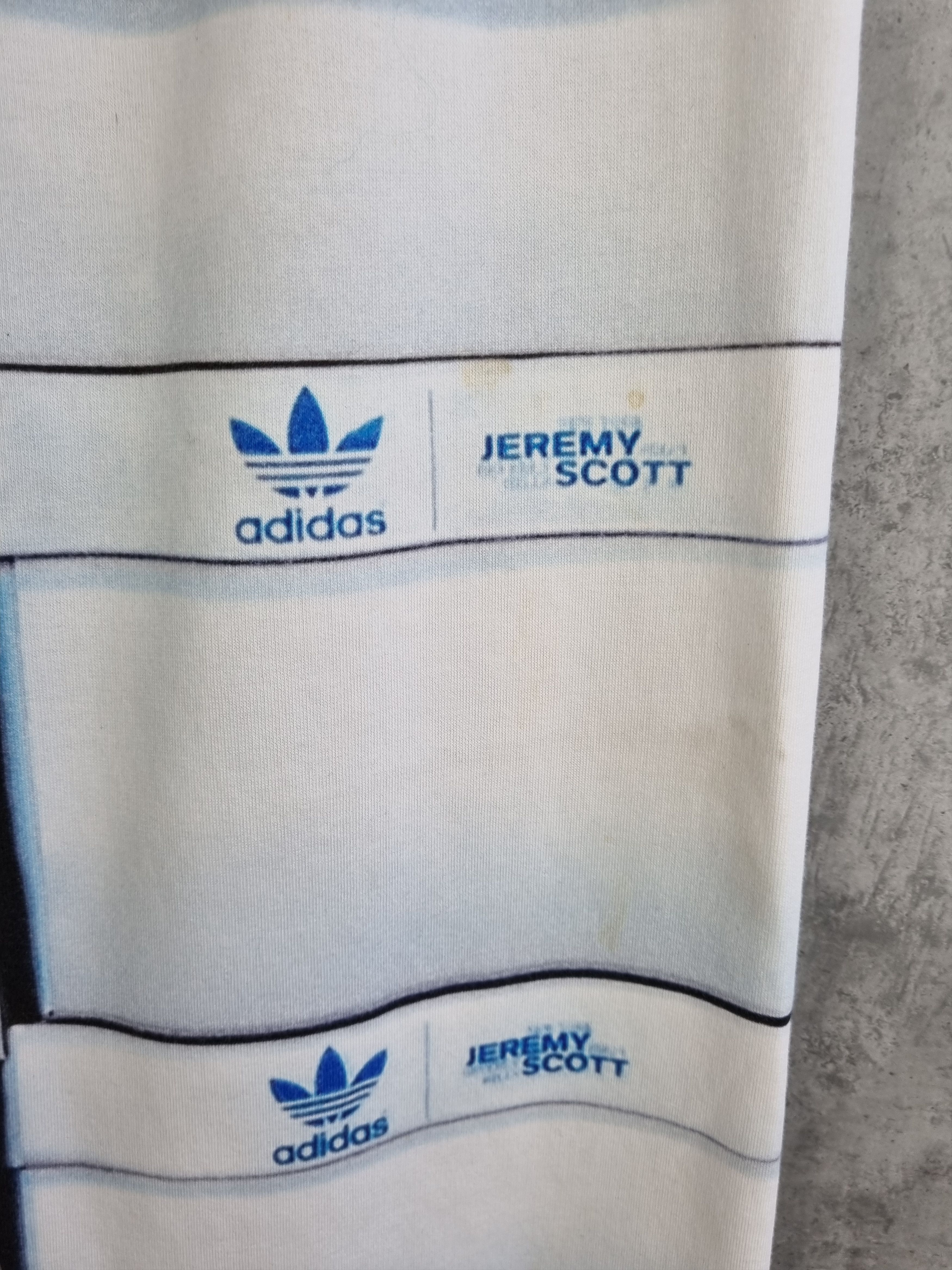 Adidas × Jeremy Scott Jeremy Scott Adidas Monogram Joggers Size US 31 - 13 Thumbnail