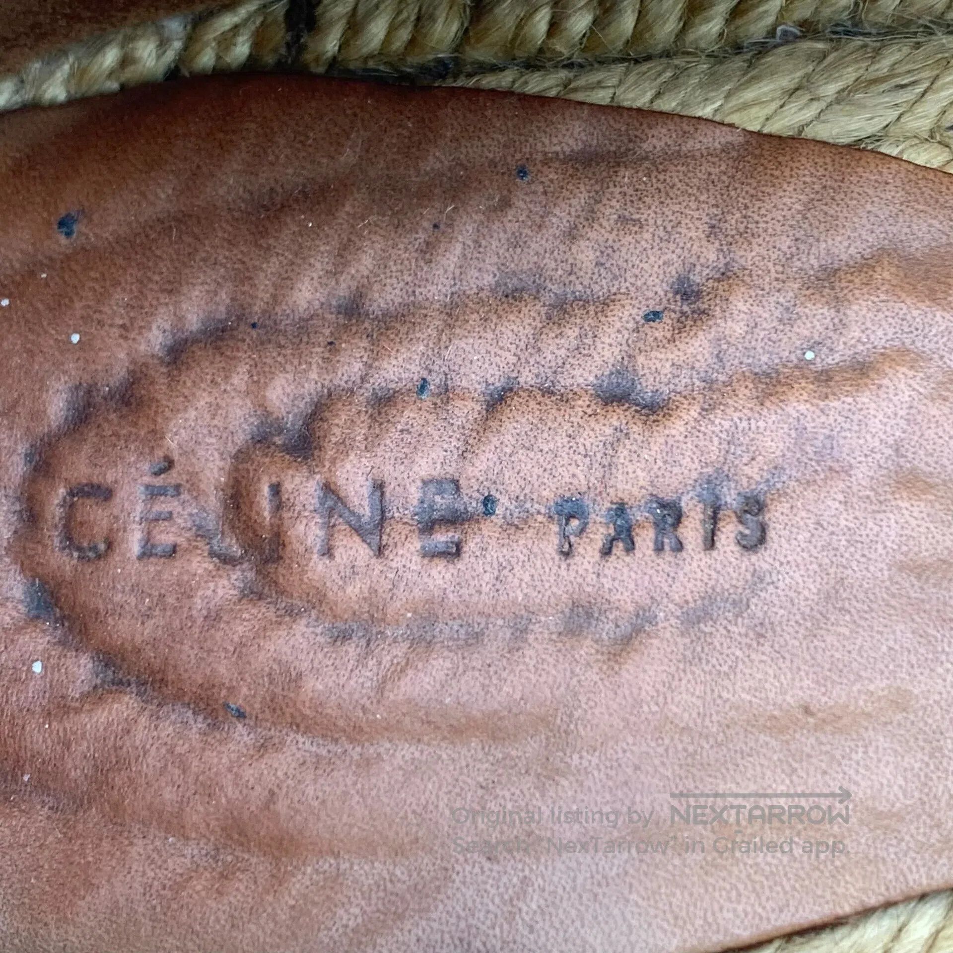 Other CELINE Orange Red Horsehair Casual Flat Slip-on Loafers Fi Size US 5.5 / IT 35.5 - 7 Thumbnail