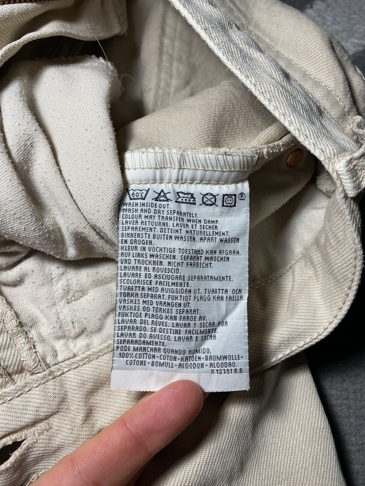 Levi's × Levi's Vintage Clothing × Vintage Vintage 90’s Levi’s Orange Tab men’s denim jeans 615 Sand Size US 32 / EU 48 - 14 Thumbnail