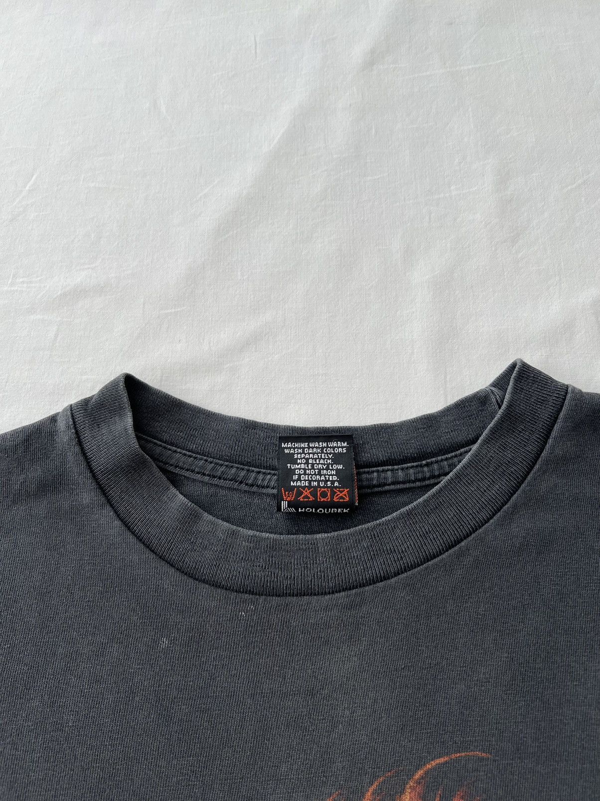 Harley Davidson Vintage 2001 Harley Davidson Fire Horse Flame Daytona Tshirt Size US M / EU 48-50 / 2 - 13 Thumbnail