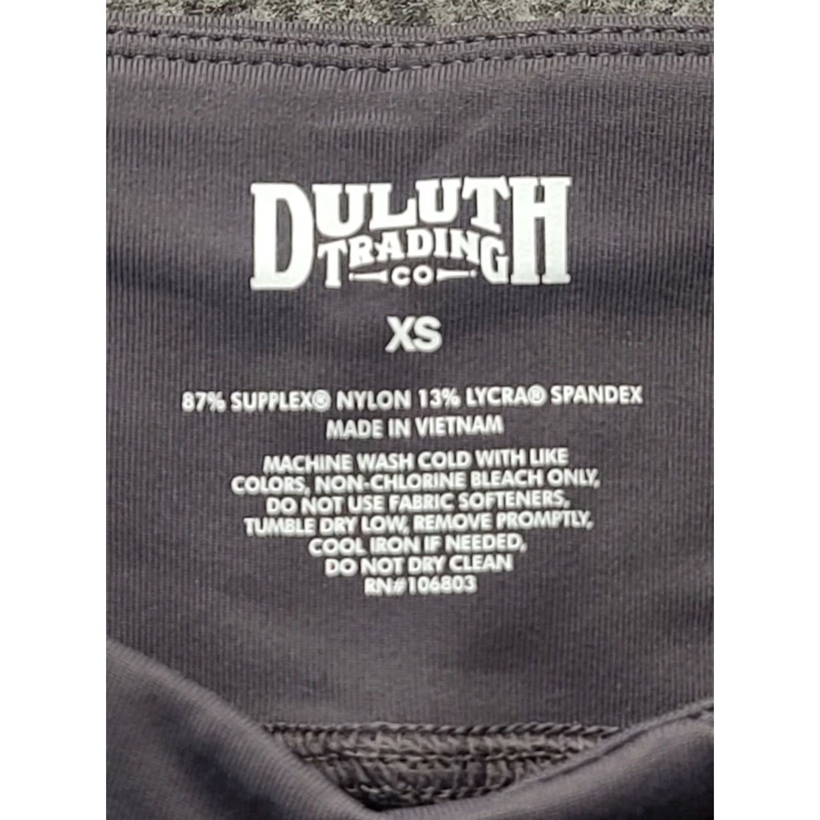 Vintage Duluth Leggings Womens XS Regular Fit Stretch Activewear Cotton Nylon Spandex Gray Size 26" / US 2 / IT 38 - 3 Thumbnail