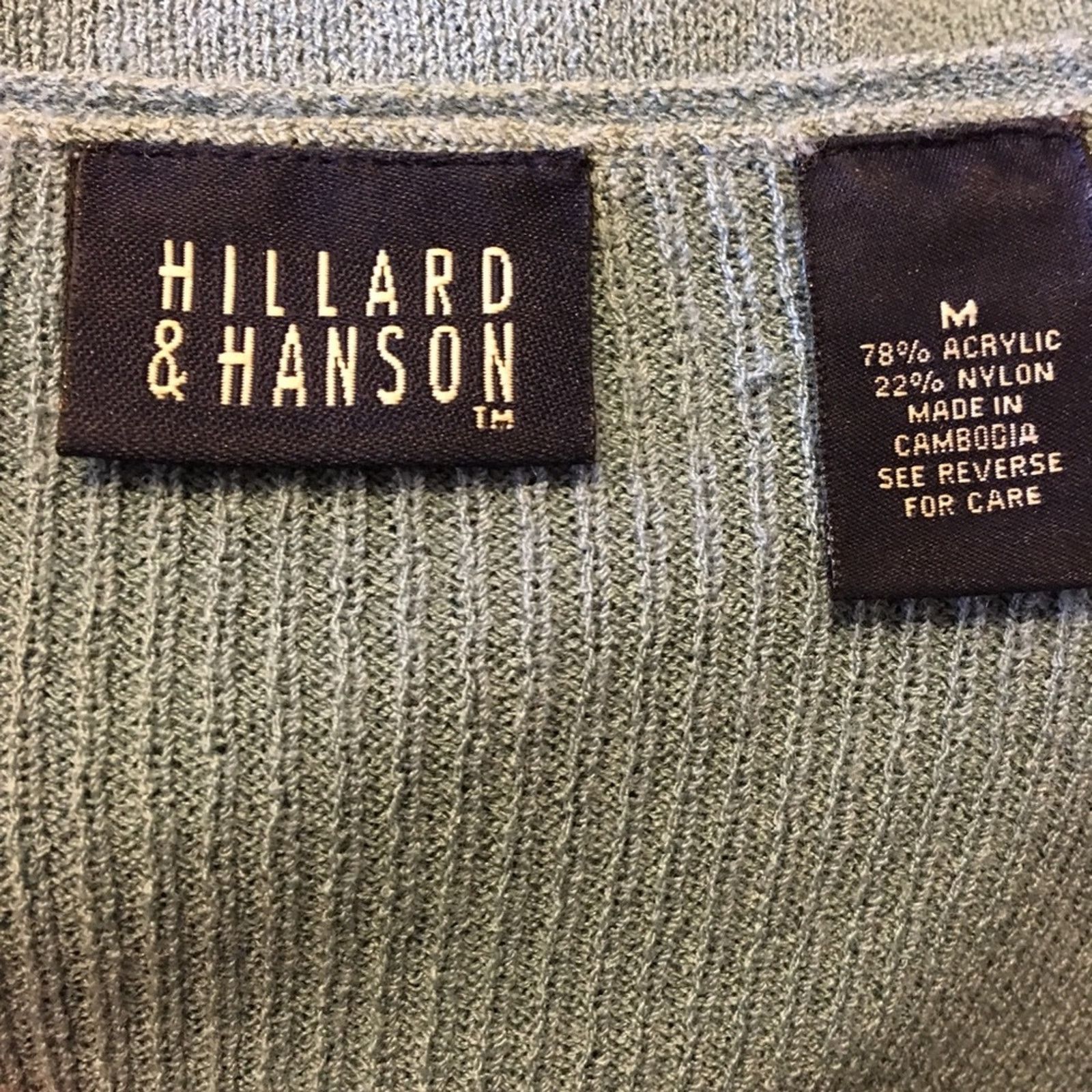 Other Hillard & Hanson blue lightweight button sweater Size M / US 6-8 / IT 42-44 - 7 Thumbnail