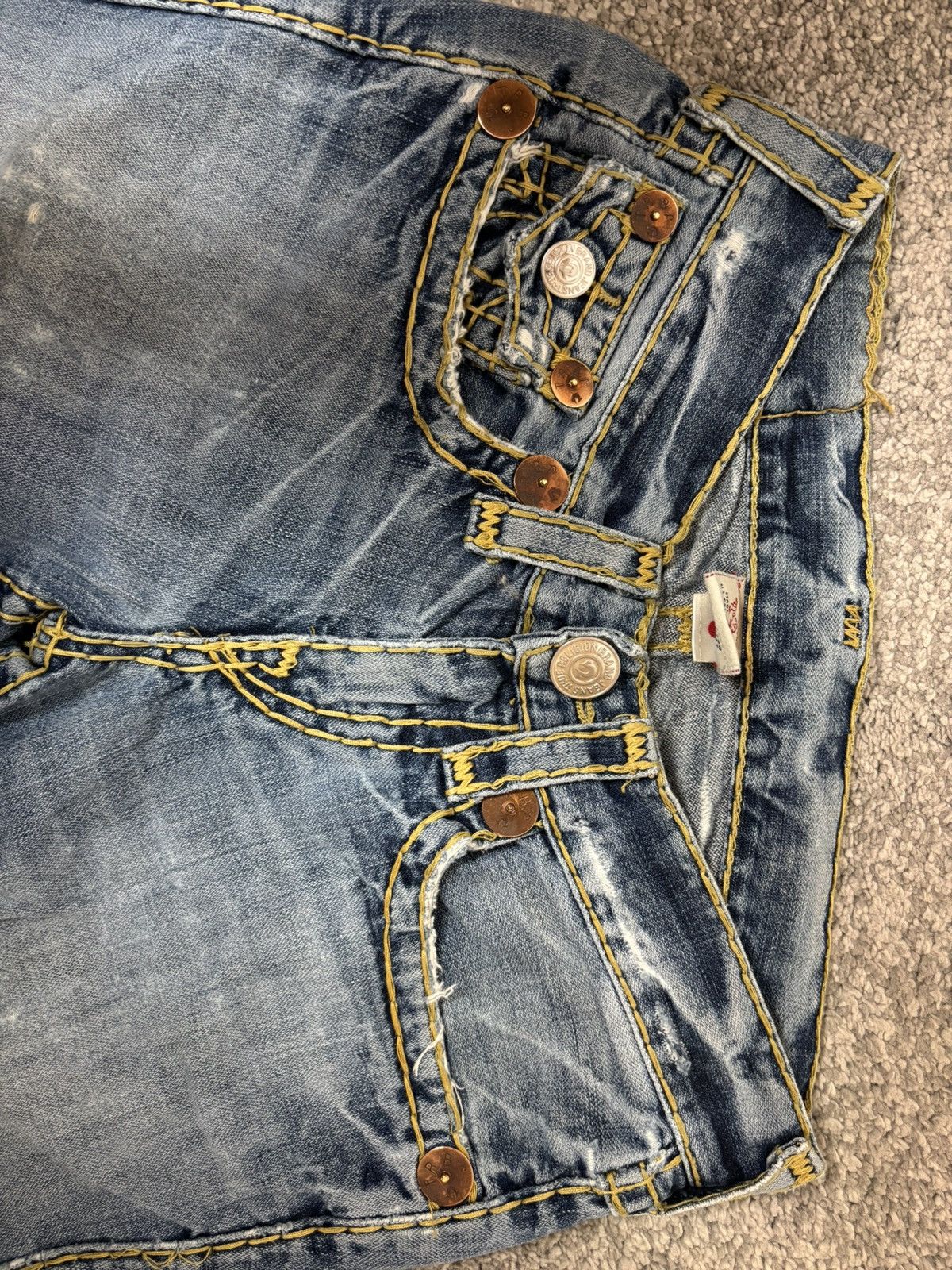 True Religion Japanese y2k archive style True Religion Flared Denim Jeans Size US 28 / EU 44 - 7 Thumbnail